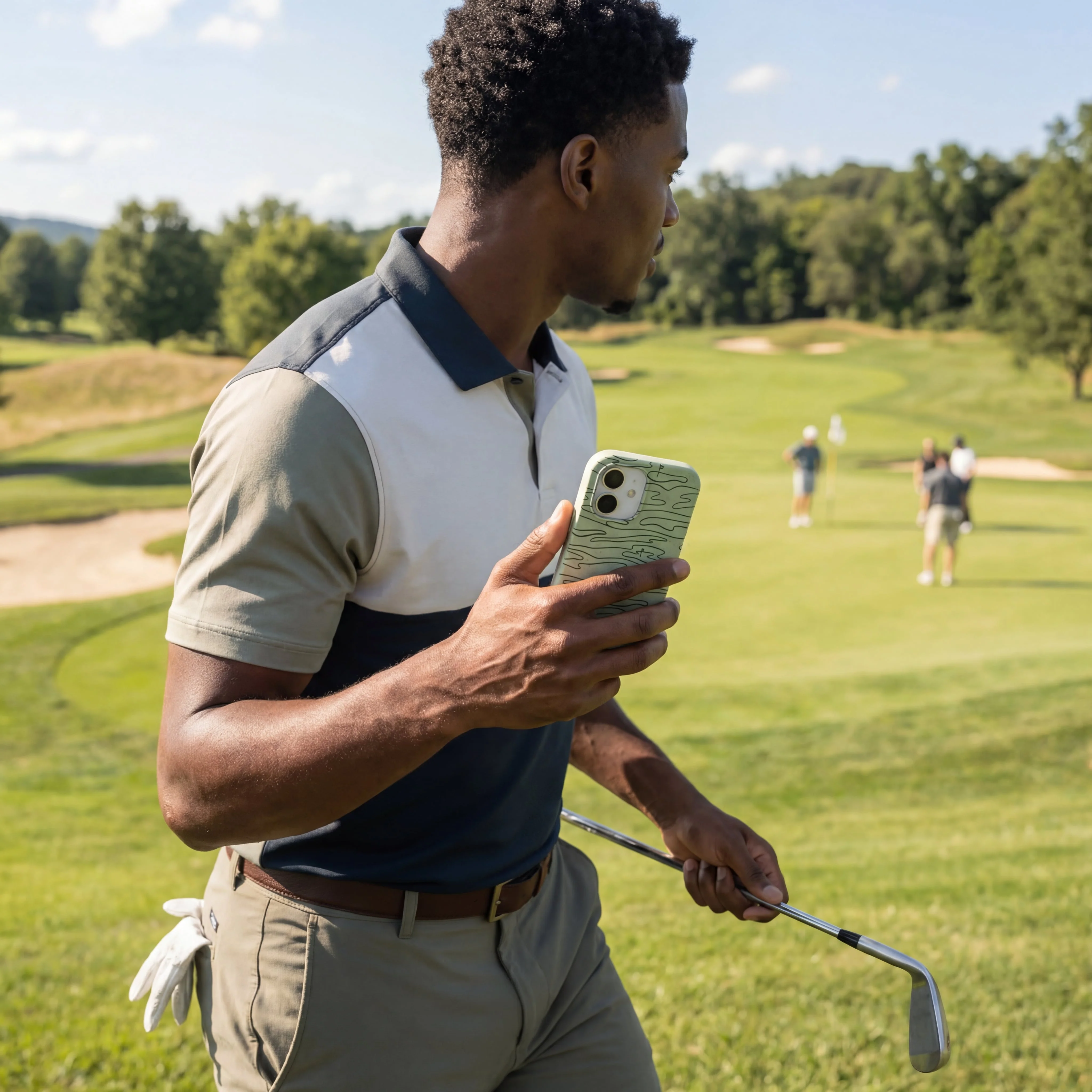 Sage Green Fairway iPhone 17 Case - Image 2