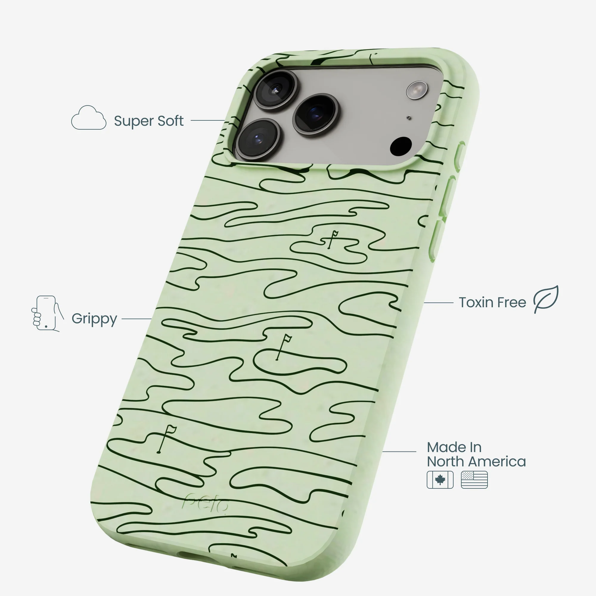 Sage Green Fairway iPhone 17 Pro Max Case - Image 3
