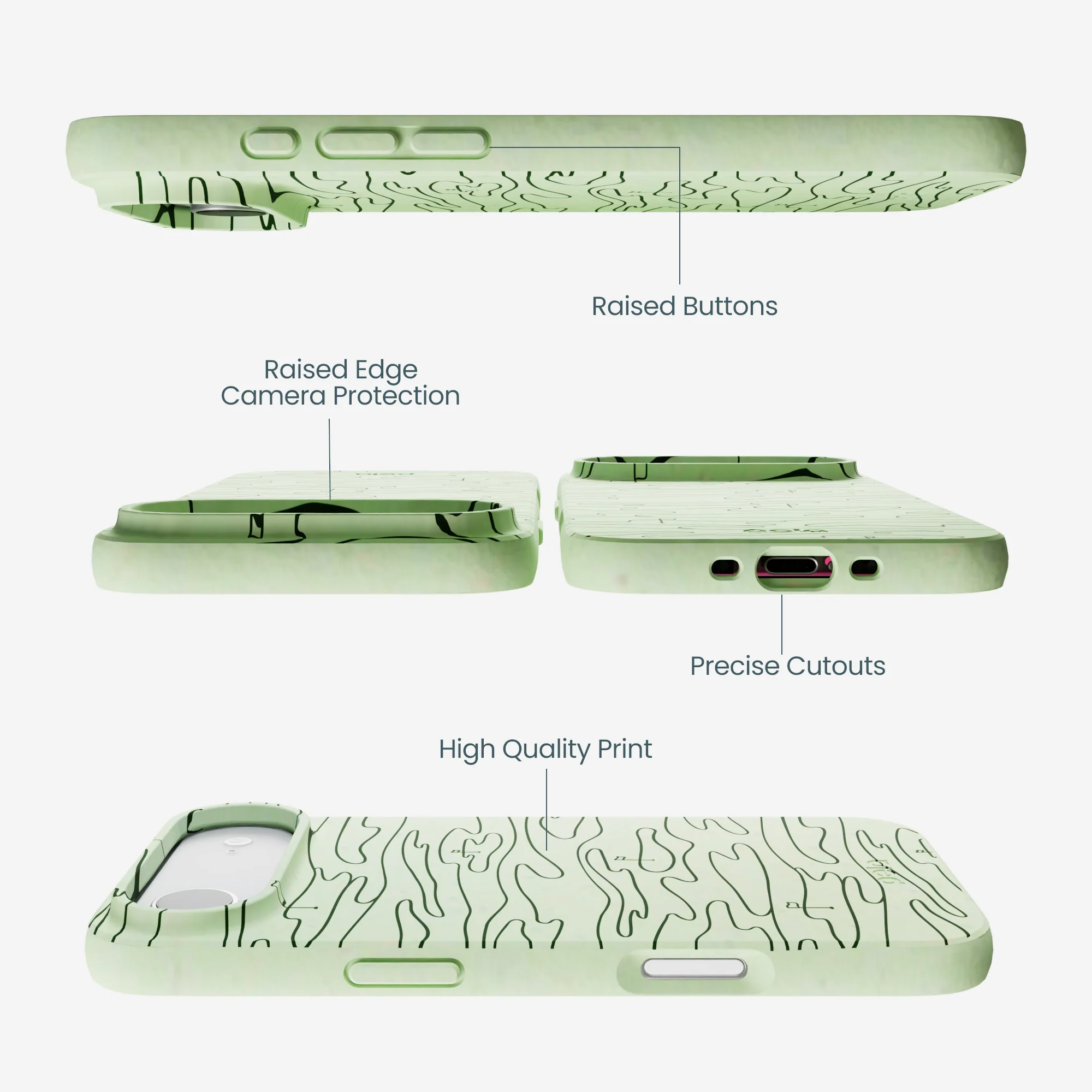 Sage Green Fairway iPhone Air Case - Image 2