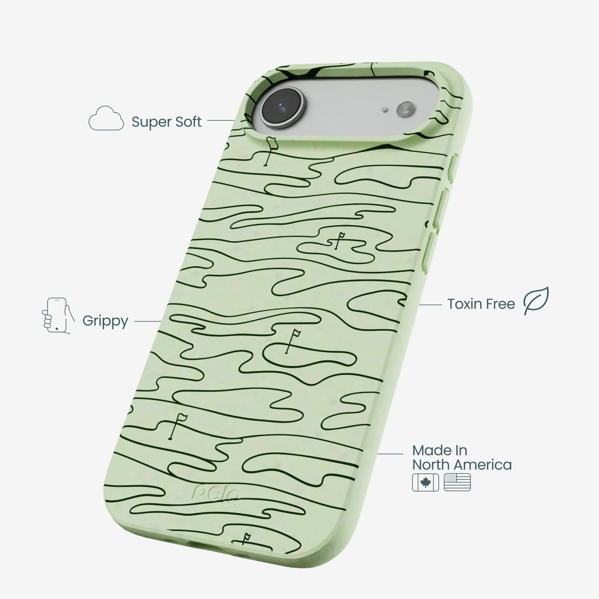 Sage Green Fairway iPhone Air Case - Image 3