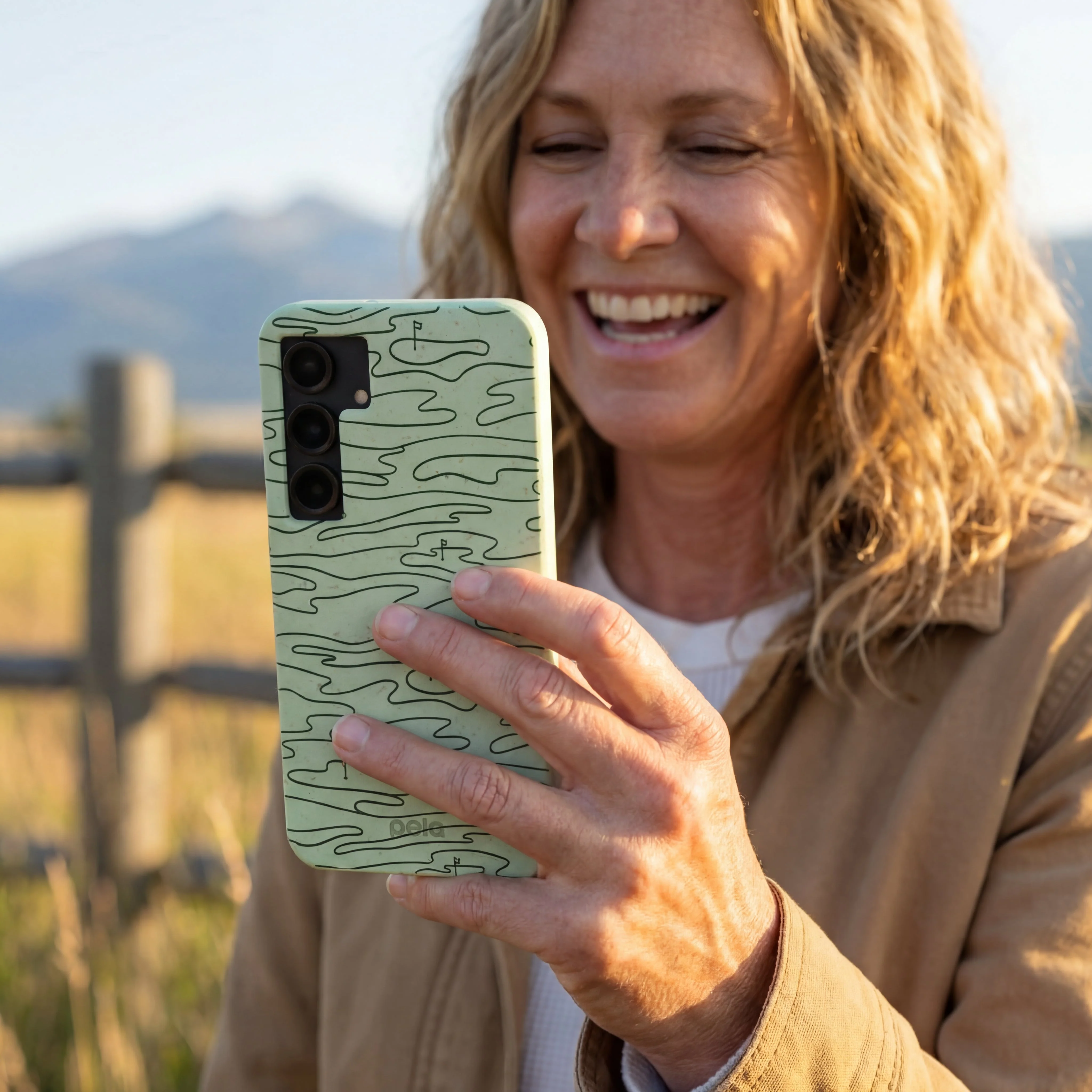 Sage Green Fairway Samsung Galaxy S25+(Plus) Case - Image 2