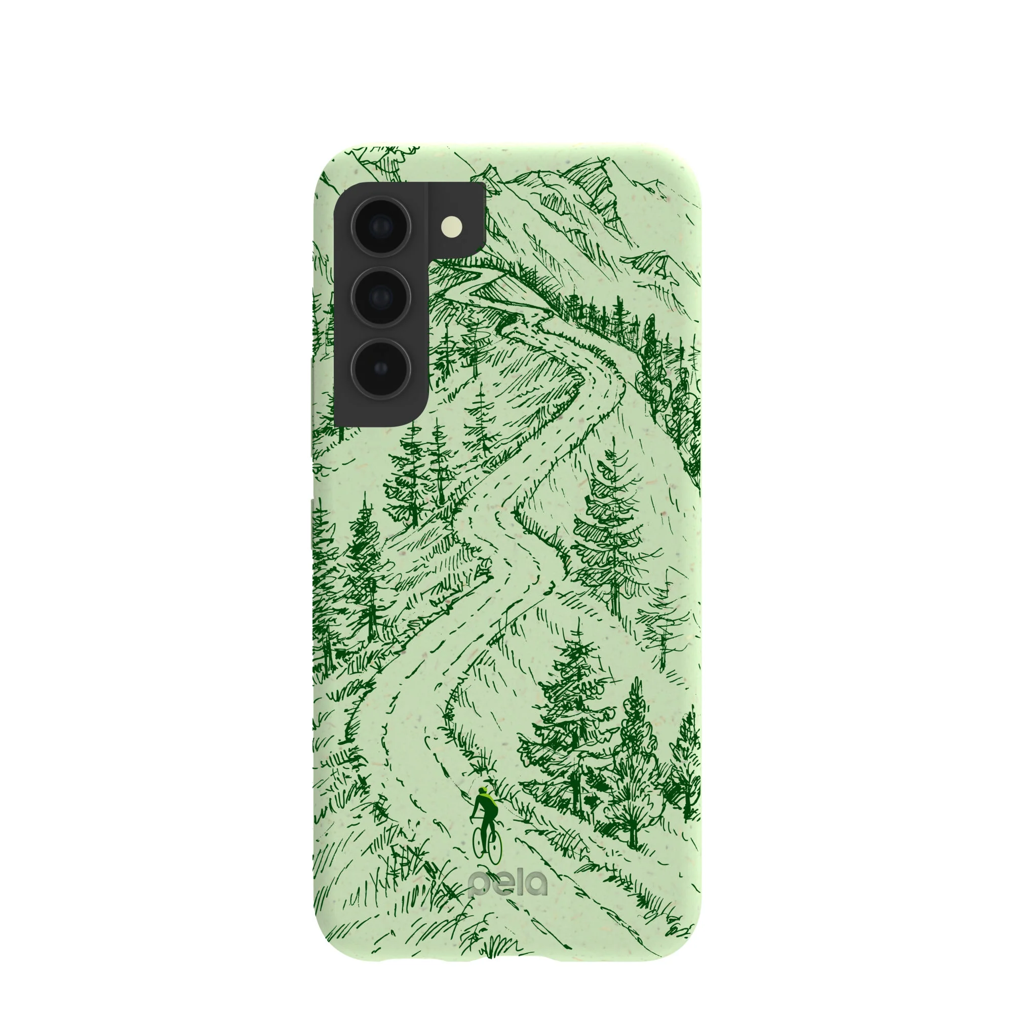 Sage Green Into the Mountains Samsung Galaxy S22 Case