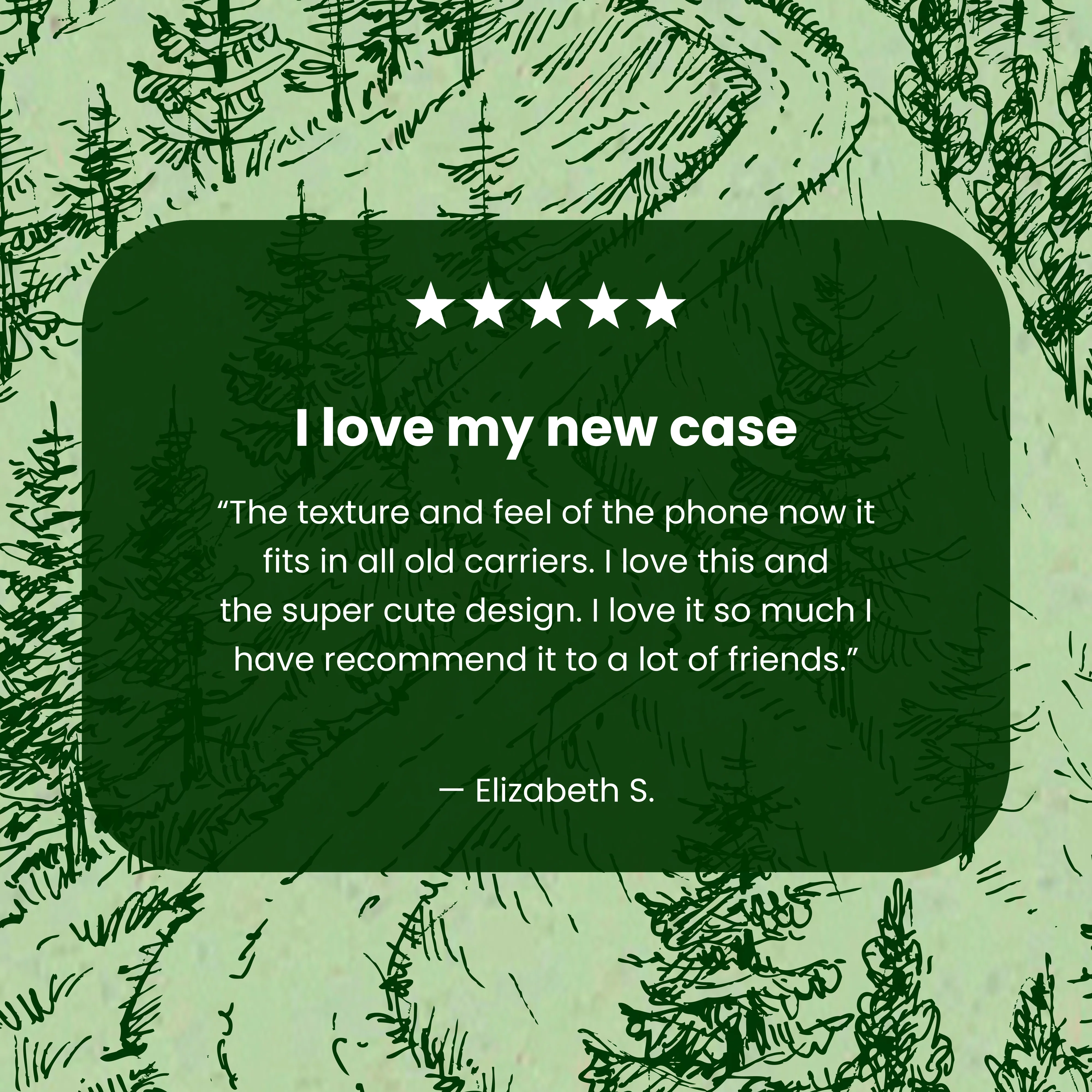 Sage Green Into the Mountains MTBCO iPhone 6/6s/7/8/SE Case - Image 3