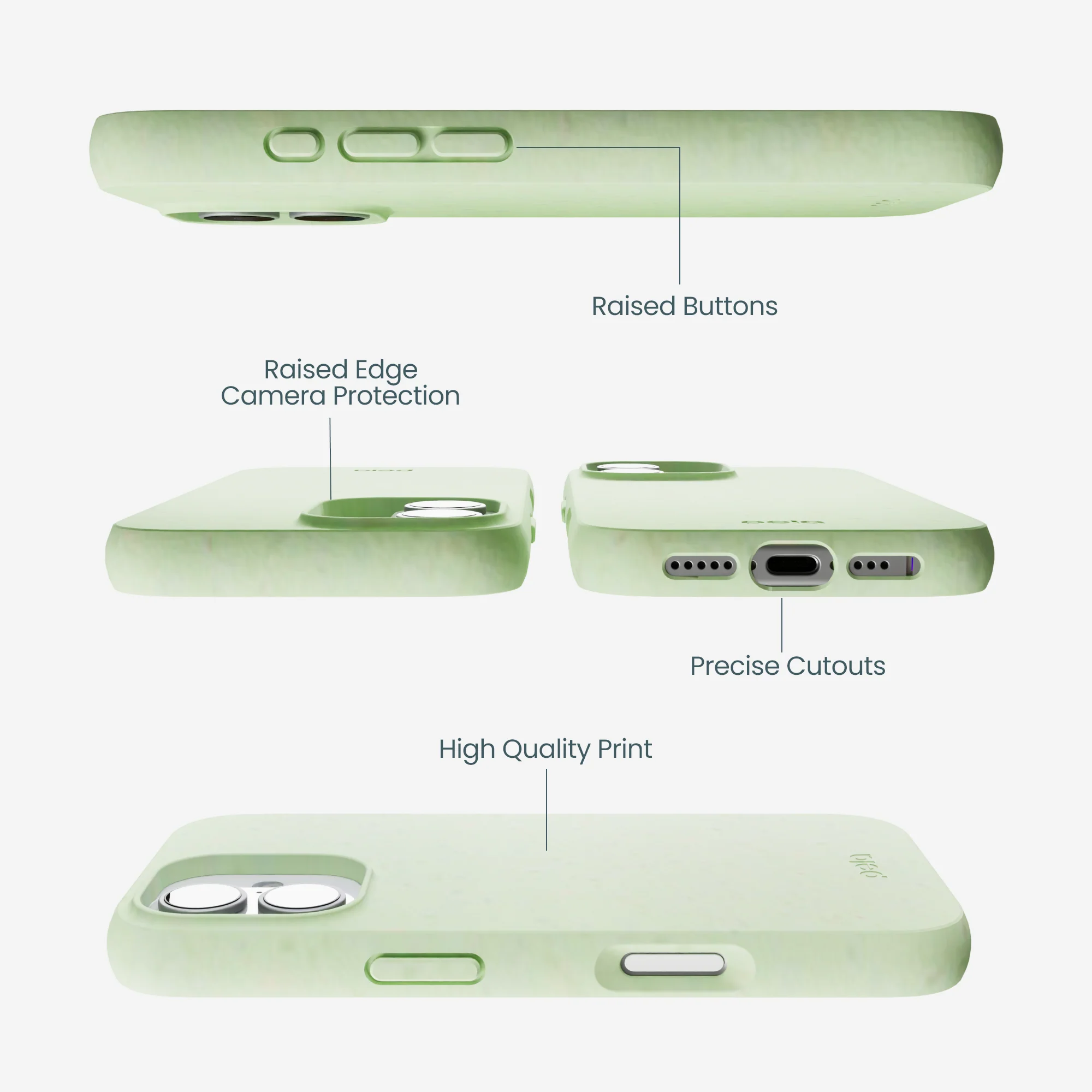 Sage Green iPhone 17 Case - Image 3