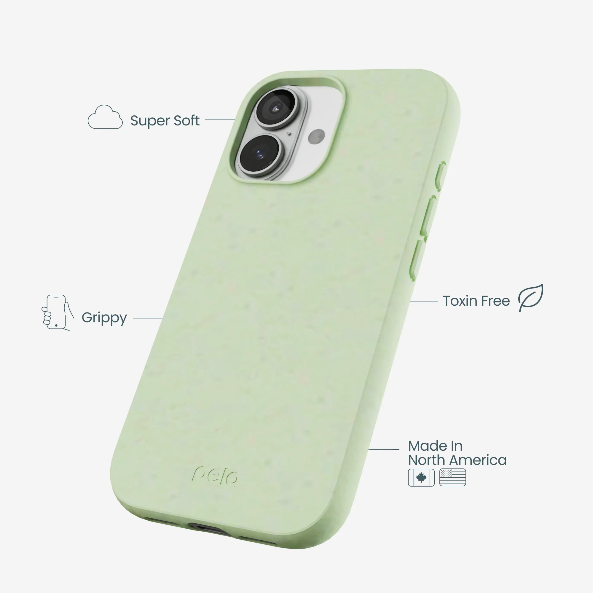 Sage Green iPhone 17 Case - Image 4