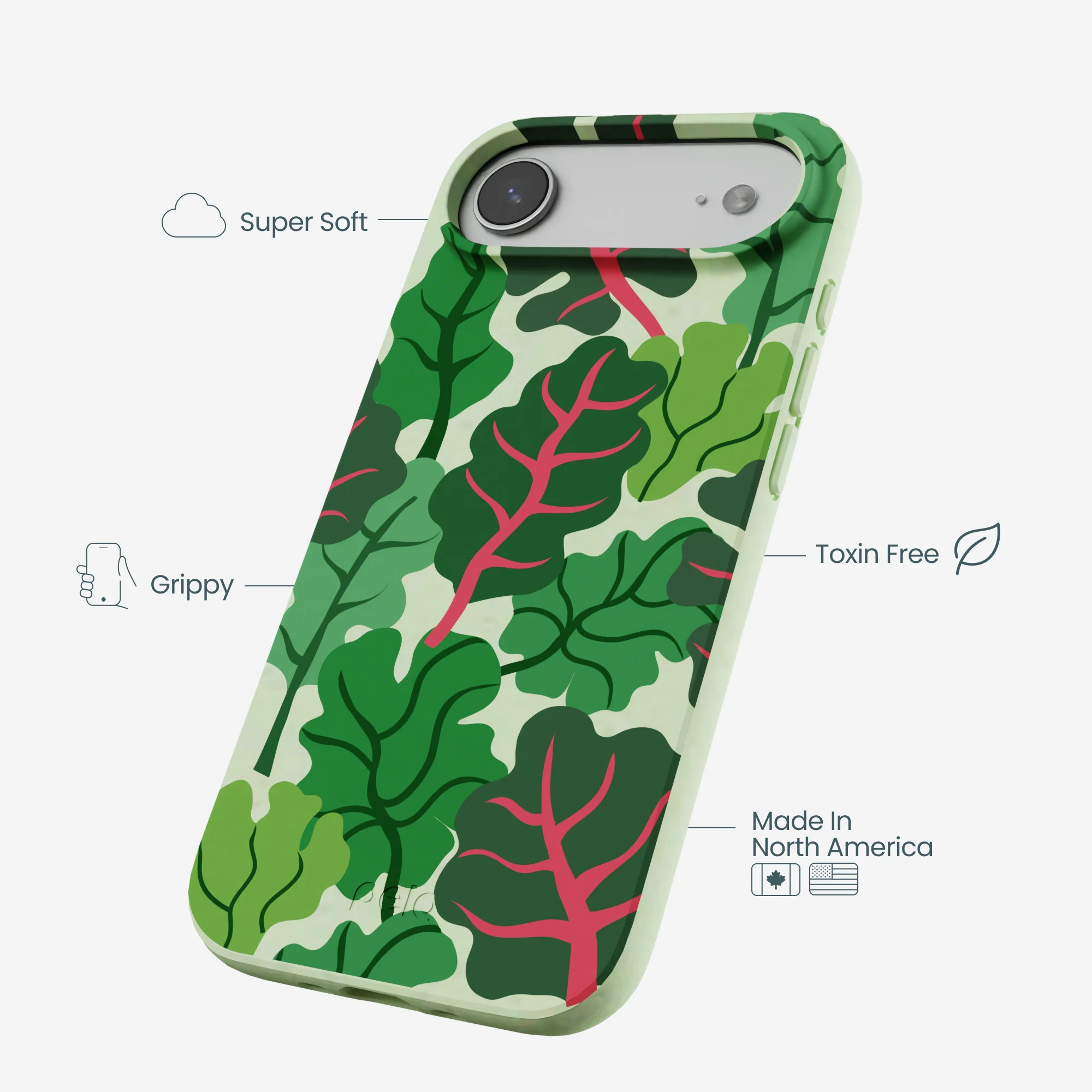 Sage Green Leafy Greens iPhone Air Case - Image 4