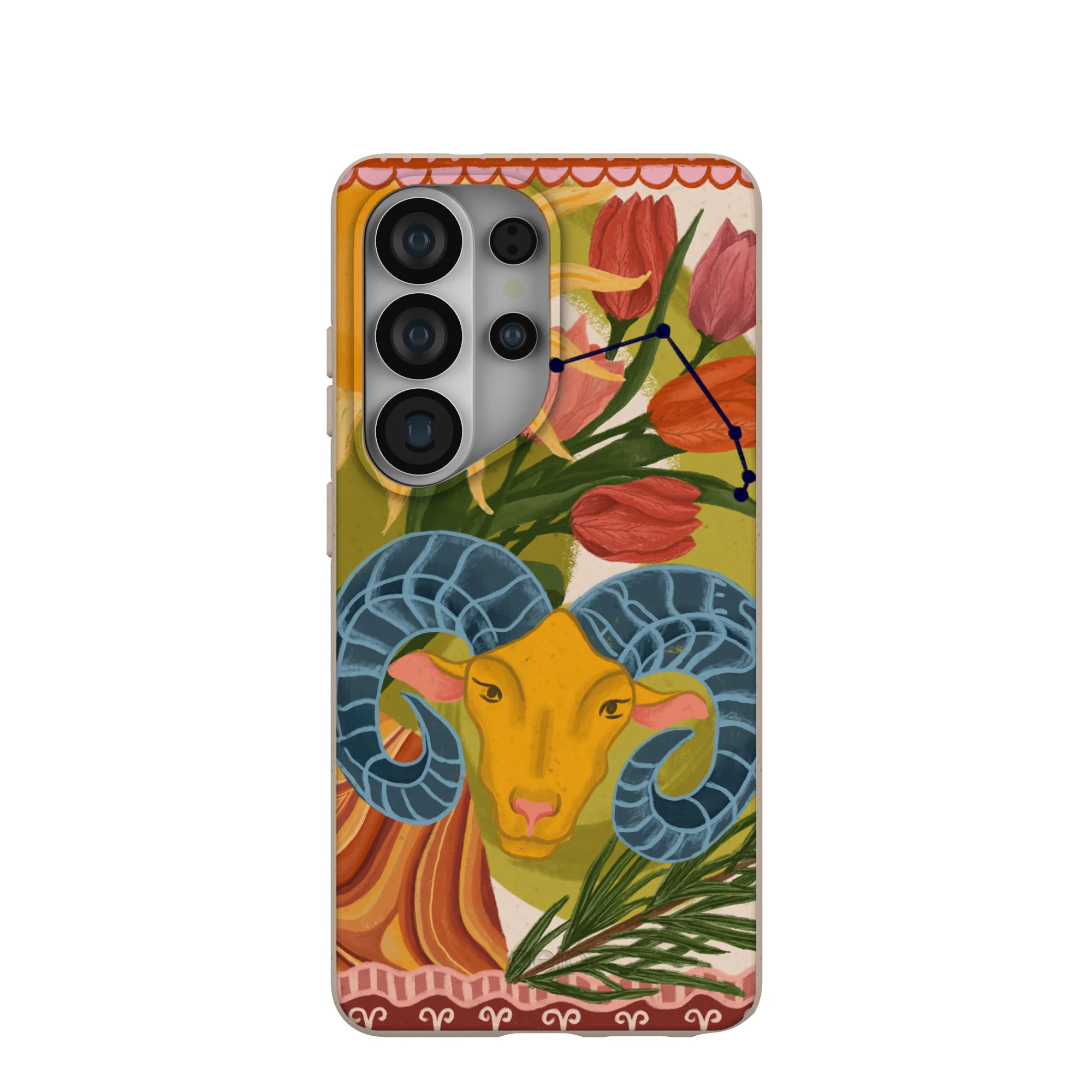 Seashell Aries Ram Samsung Galaxy S26 Ultra Case