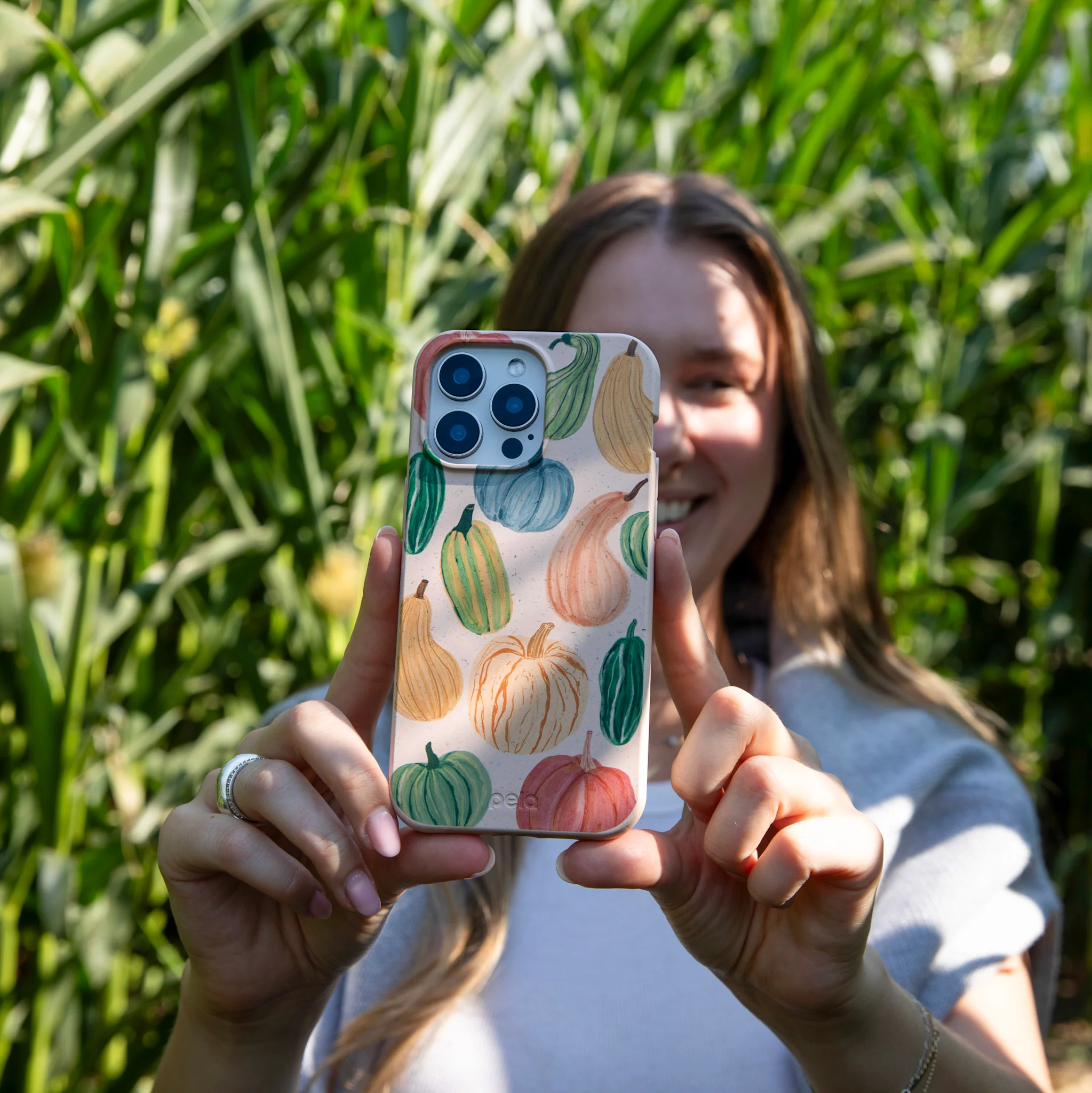 Seashell Autumn Garden Samsung Galaxy S23+(Plus) Case - Image 2
