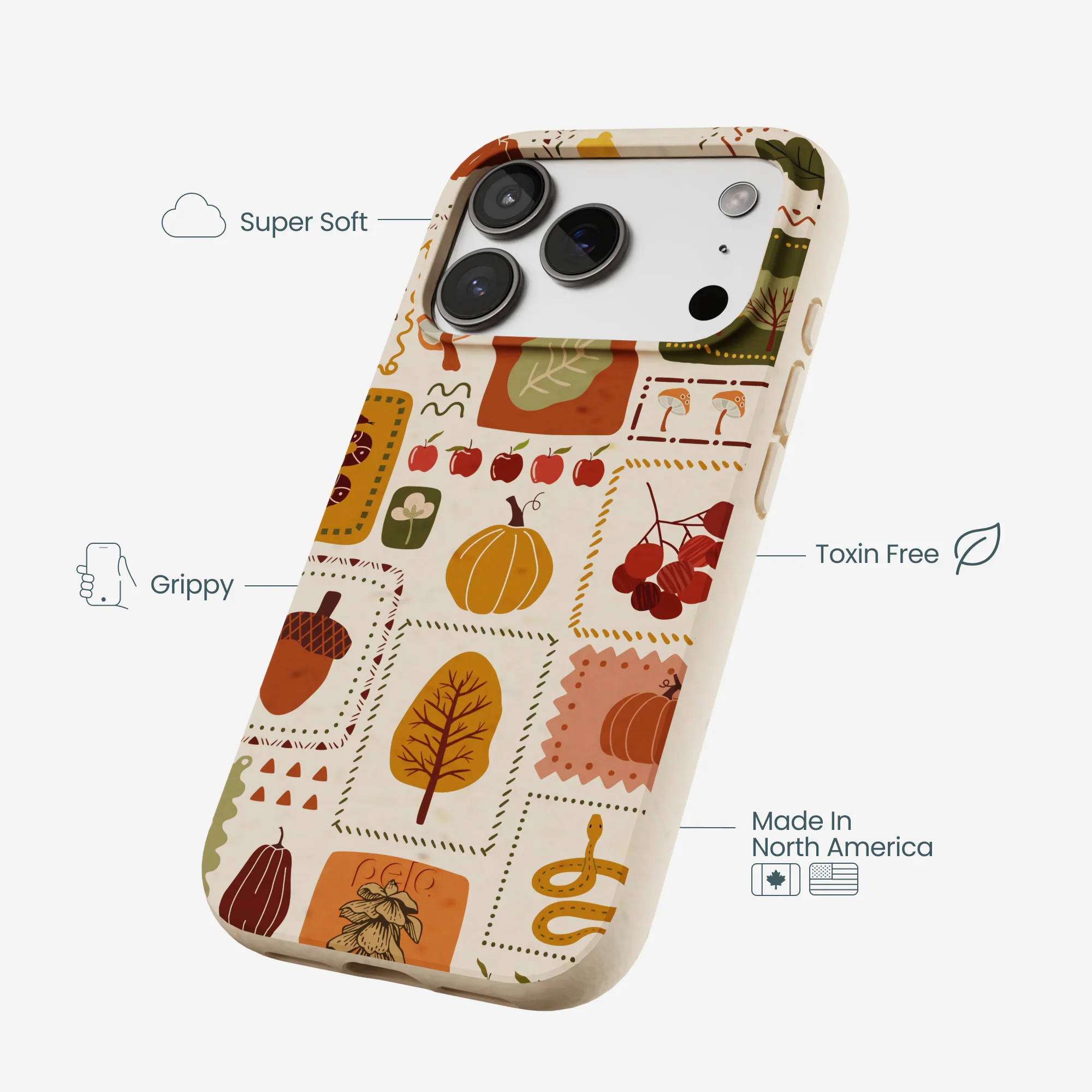 Seashell Autumn Patch iPhone 17 Pro Case - Image 4