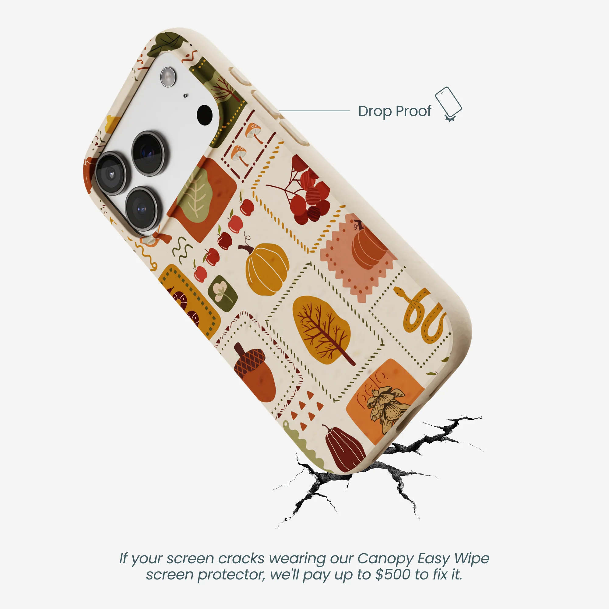 Seashell Autumn Patch iPhone 17 Pro Case - Image 5