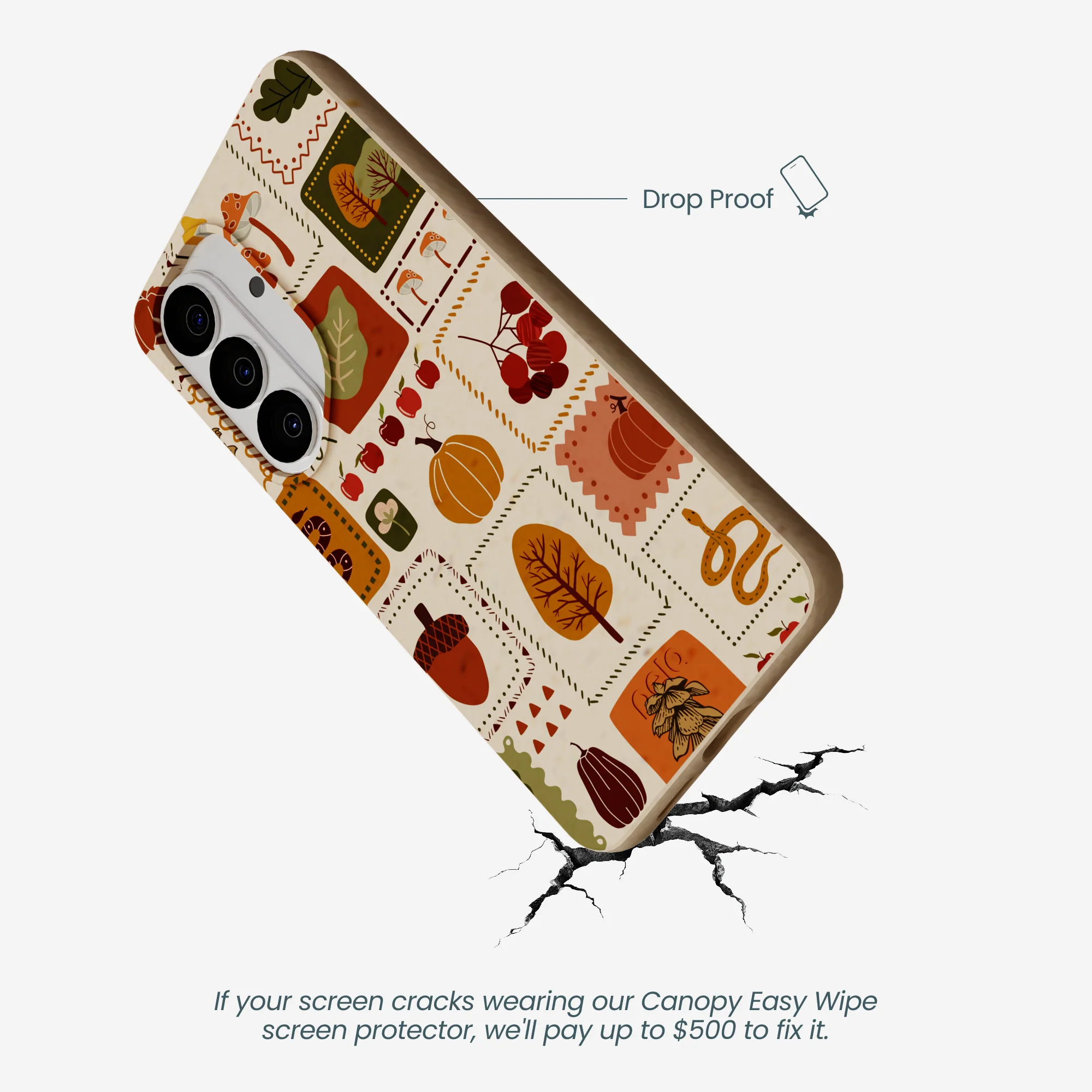 Seashell Autumn Patch Samsung Galaxy S26 Case - Image 5