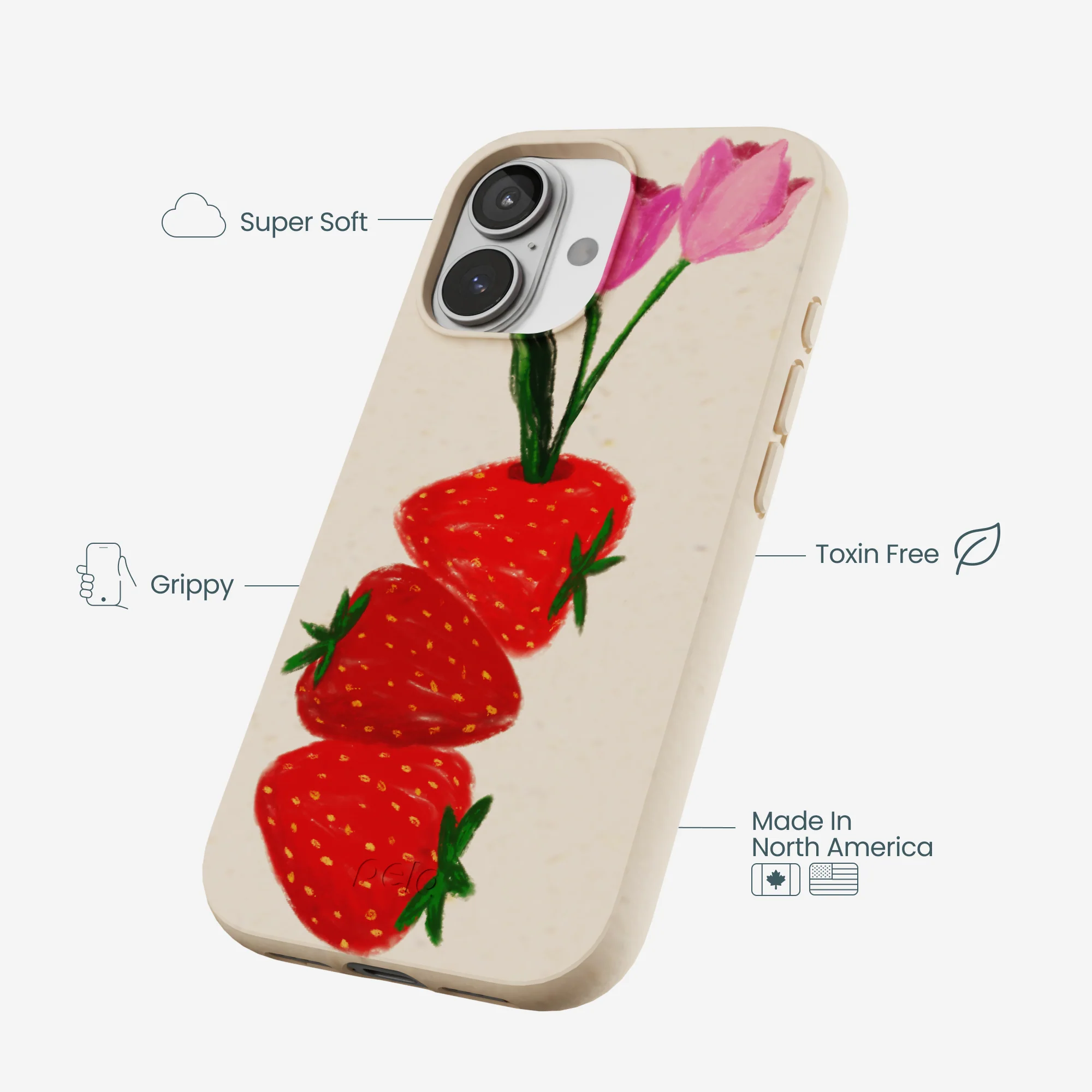 Seashell Berry Bloom iPhone 17 Case - Image 4
