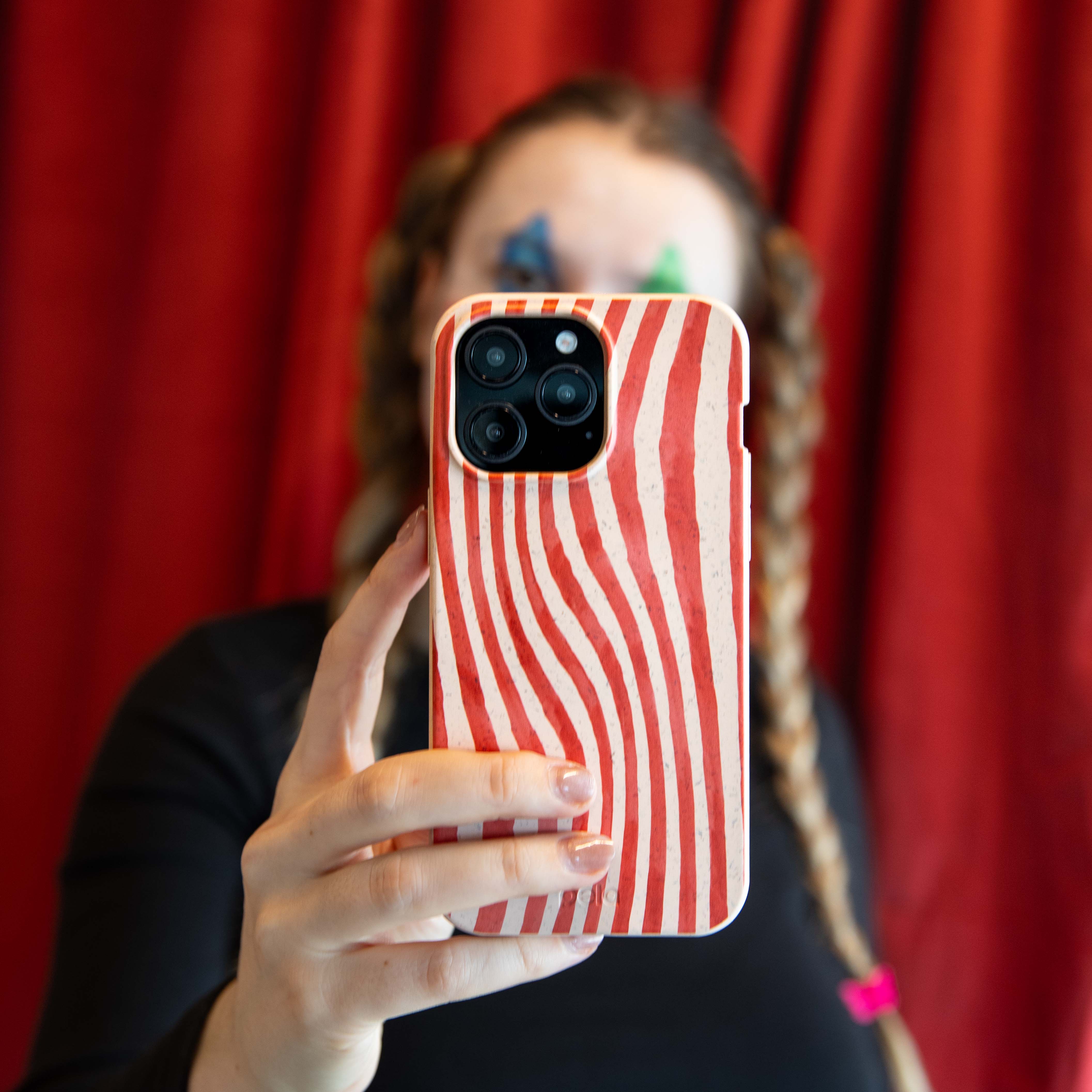Seashell Big Top Stripes Samsung Galaxy S23+(Plus) Case - Image 2