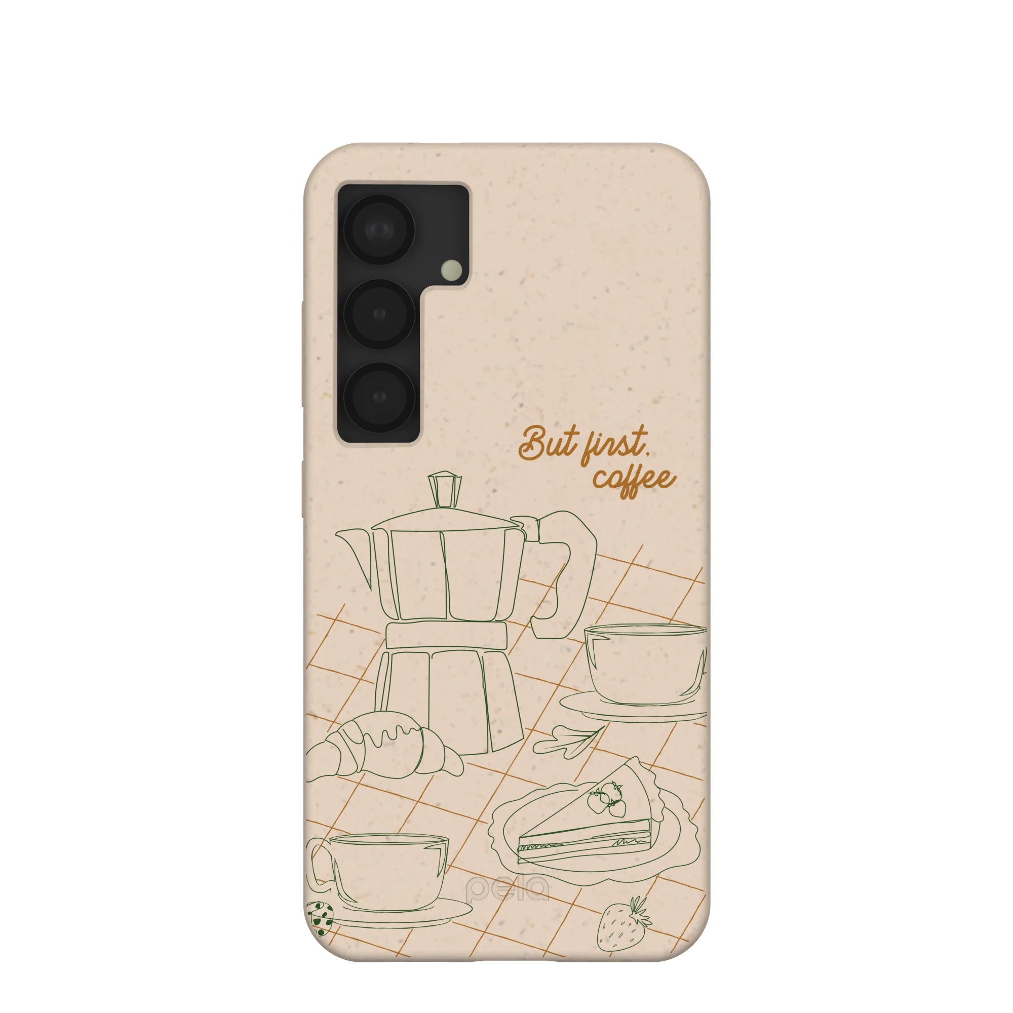 Seashell But First Samsung Galaxy S25 Case