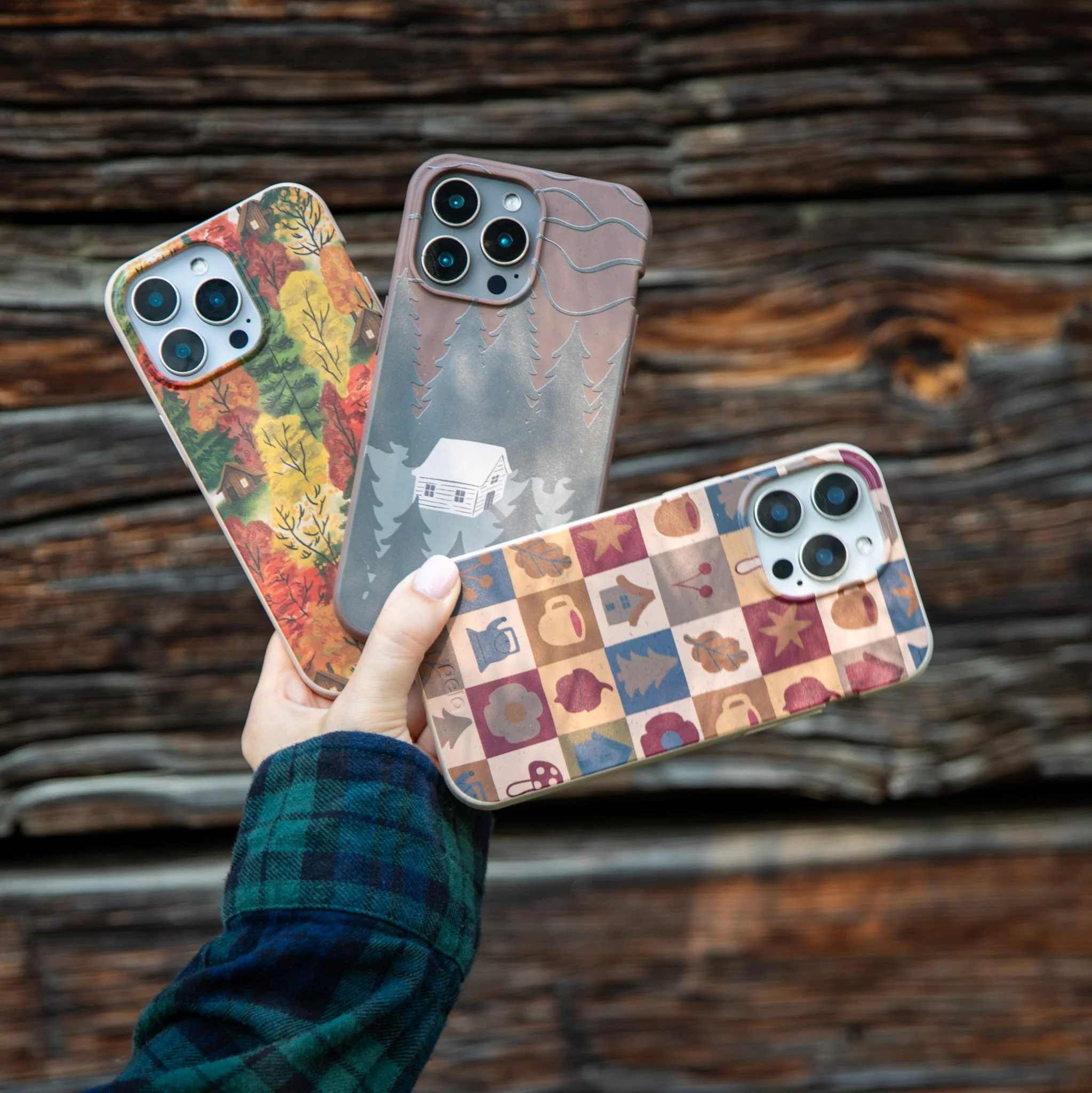 Seashell Cabins in the Woods Samsung Galaxy S22 Case - Image 5