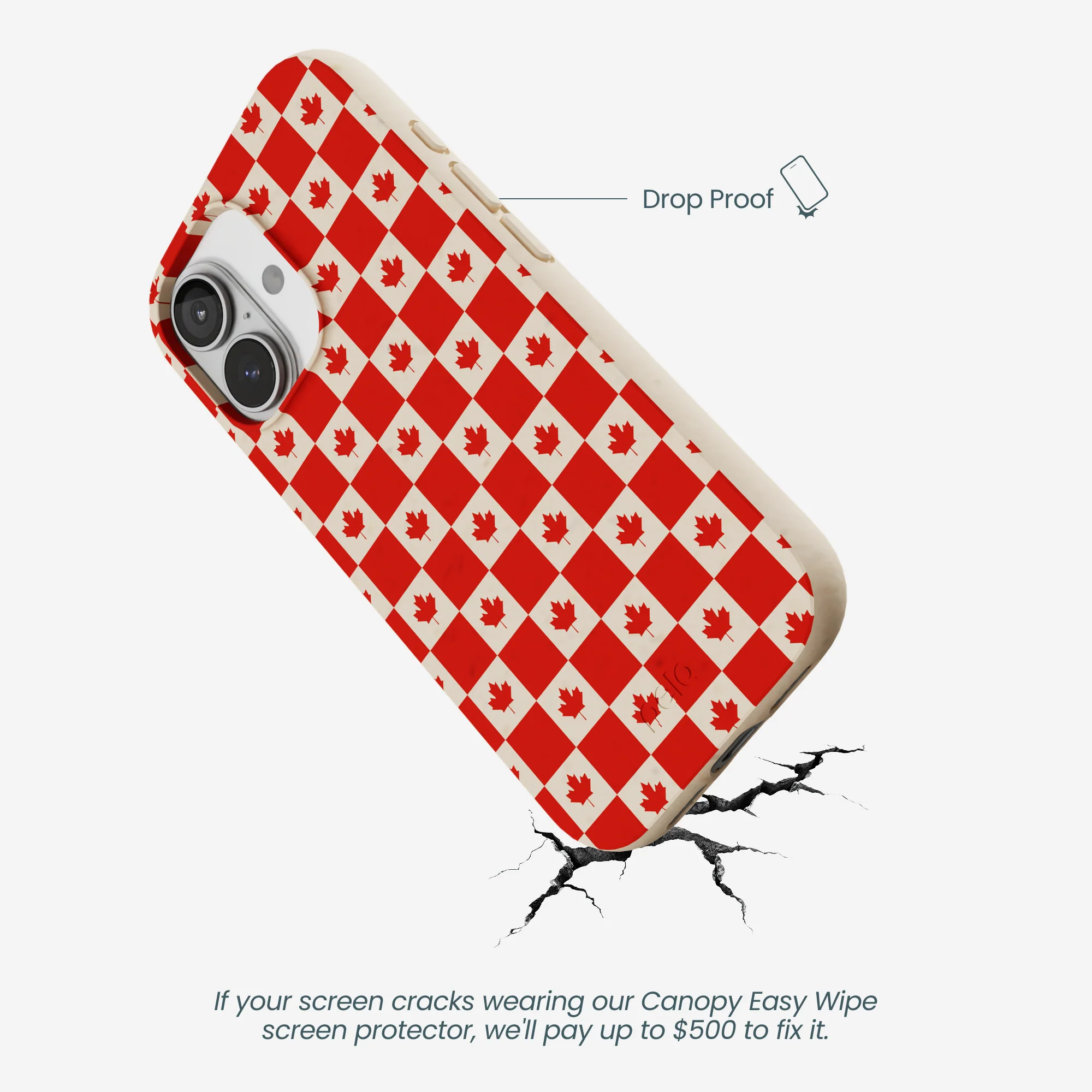 Seashell Canadian Flag iPhone 17 Case - Image 5