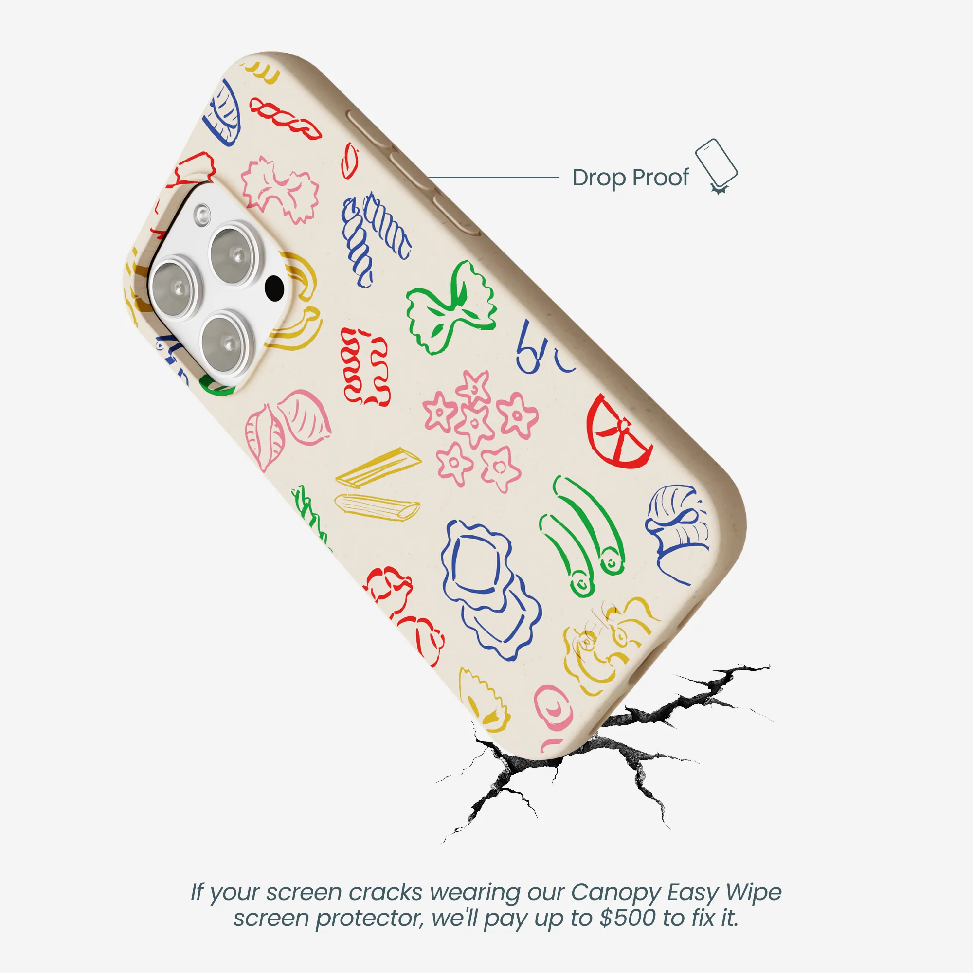 Seashell Carbs iPhone 16 Pro Max Case - Image 5
