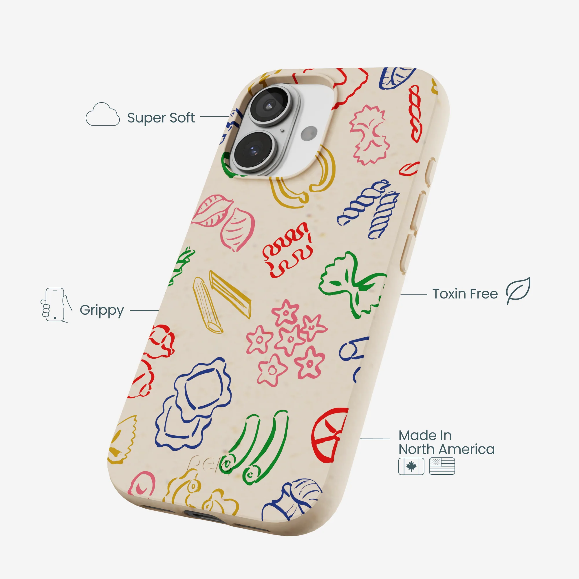 Seashell Carbs iPhone 17 Case - Image 3