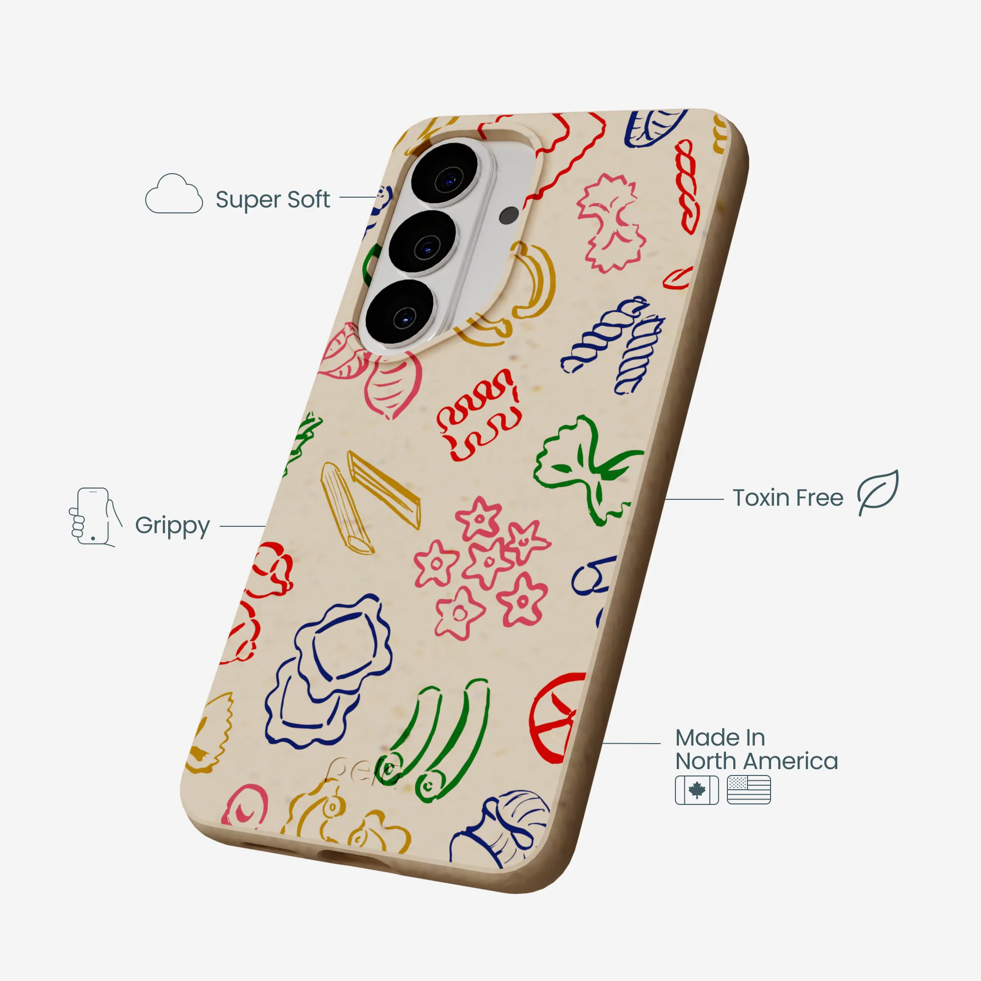 Seashell Carbs Samsung Galaxy S26 Case - Image 4