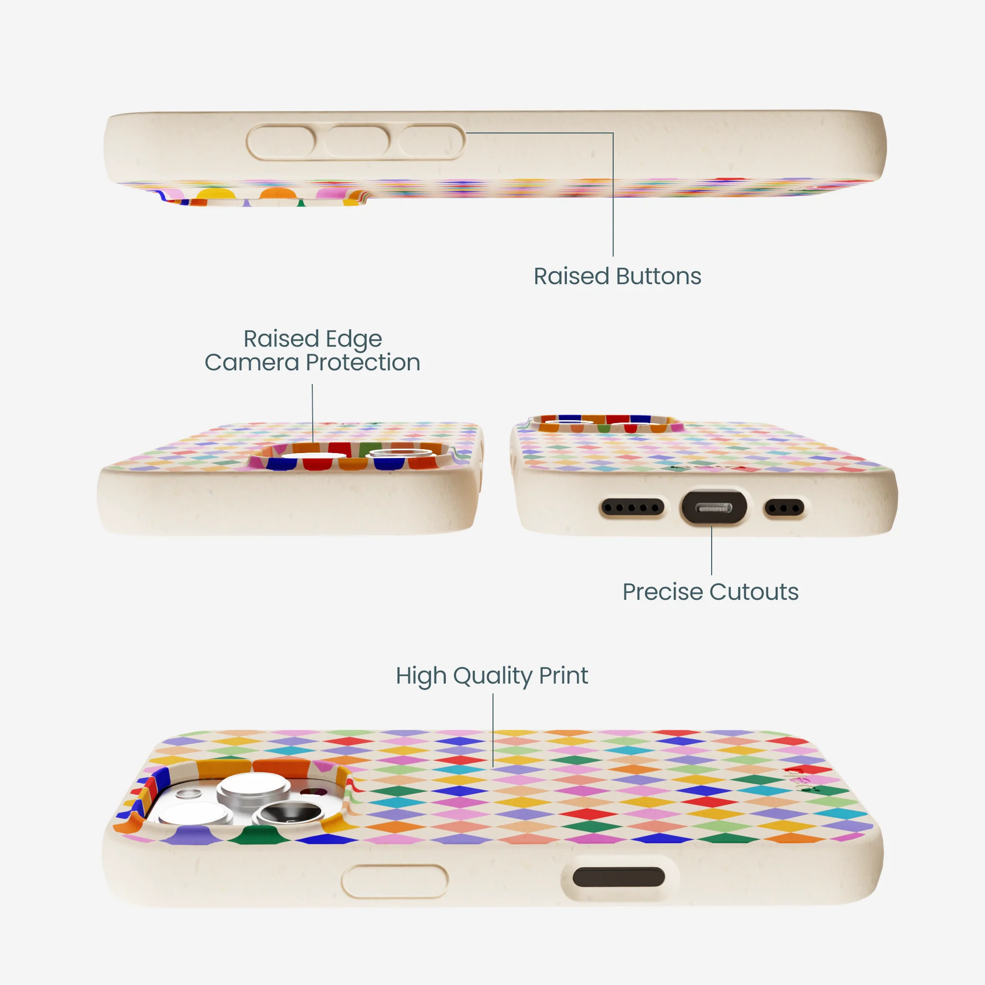Seashell Carnival Jewels iPhone 16 Pro Max Case - Image 3
