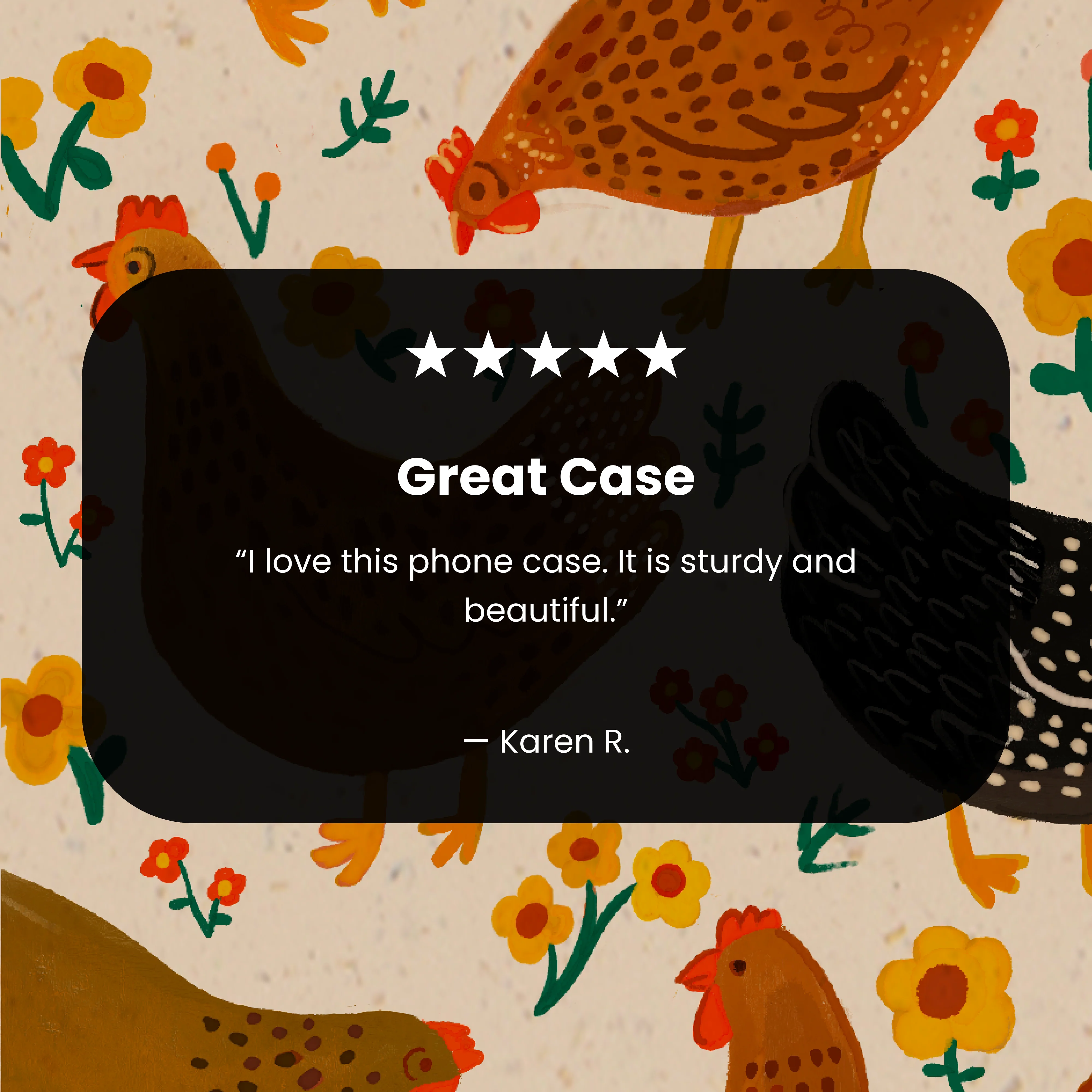 Seashell Chicken Garden Google Pixel 8a Case - Image 3