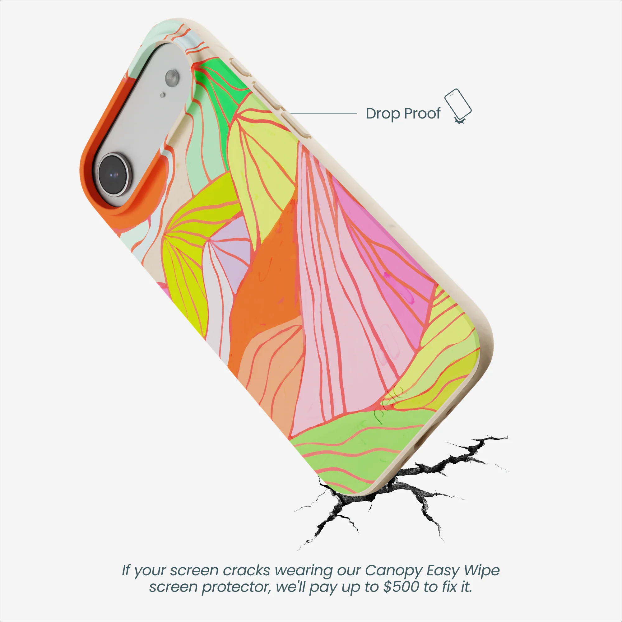 Seashell Chromatic Peaks iPhone Air Case - Image 5