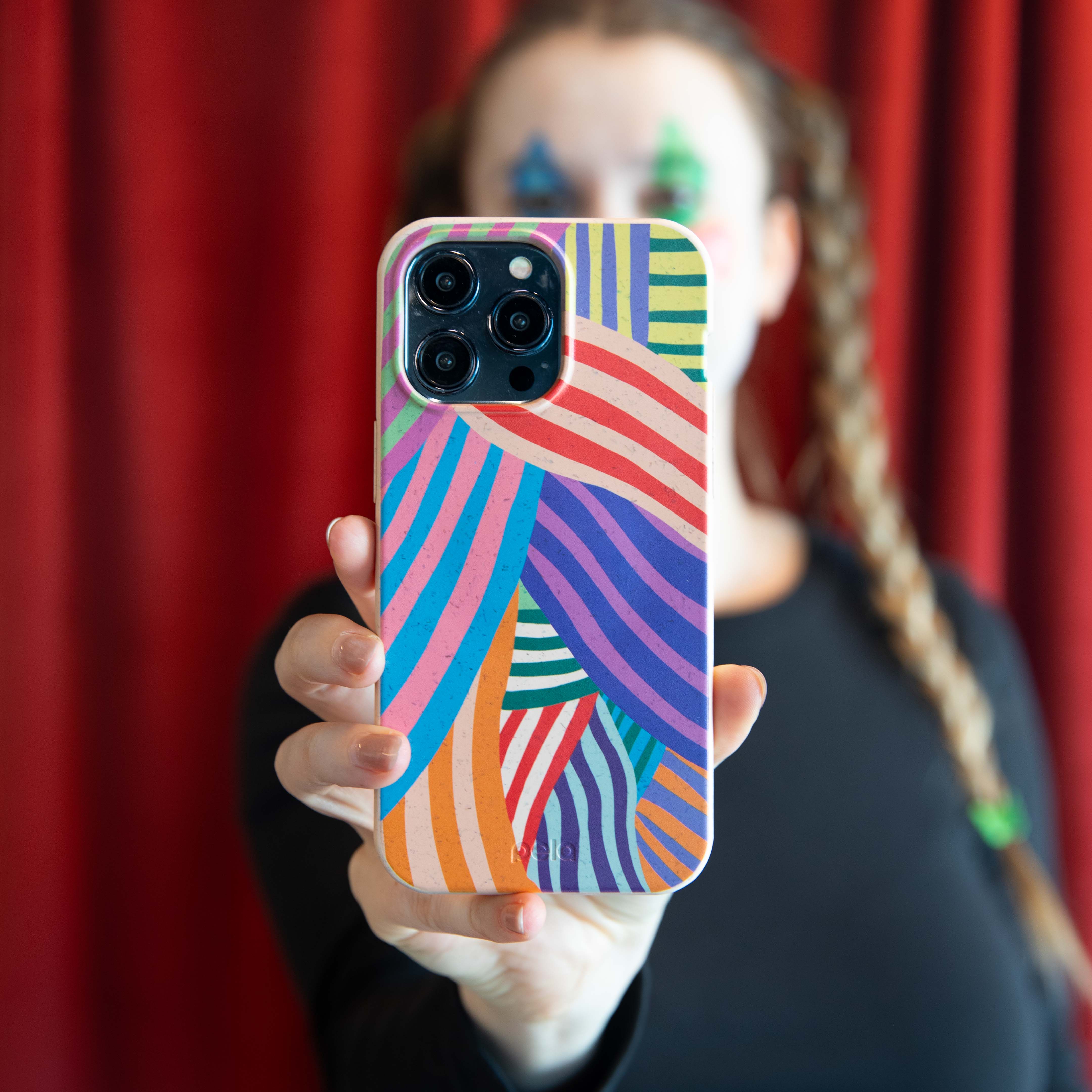 Seashell Clownish Stripes Samsung Galaxy S23 Case - Image 2