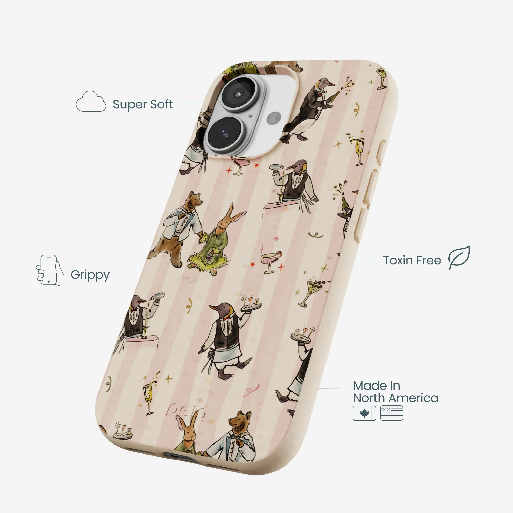 Seashell Cocktail Cabana iPhone 17 Case - Image 3