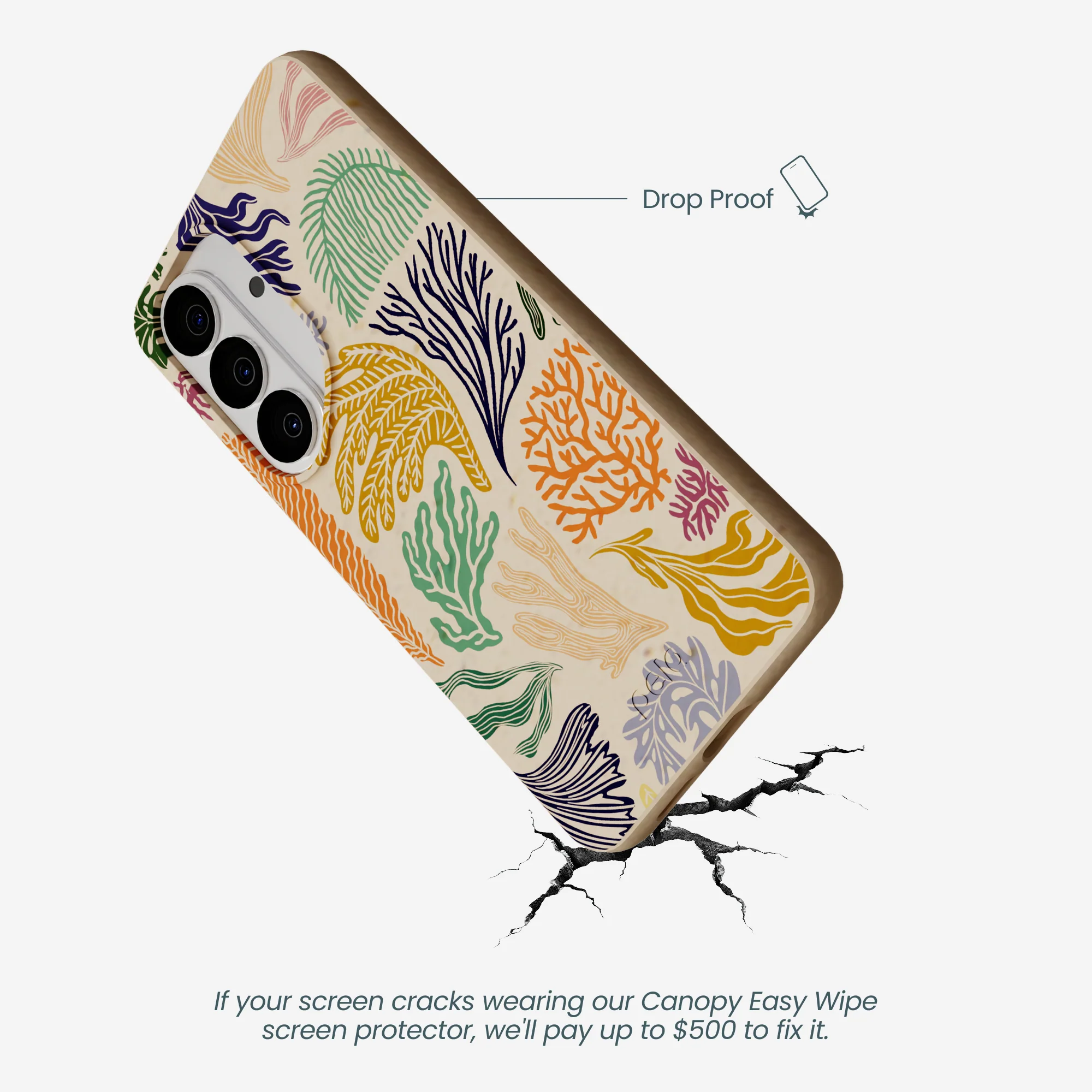 Seashell Coral Dreams Samsung Galaxy S26 Case - Image 5