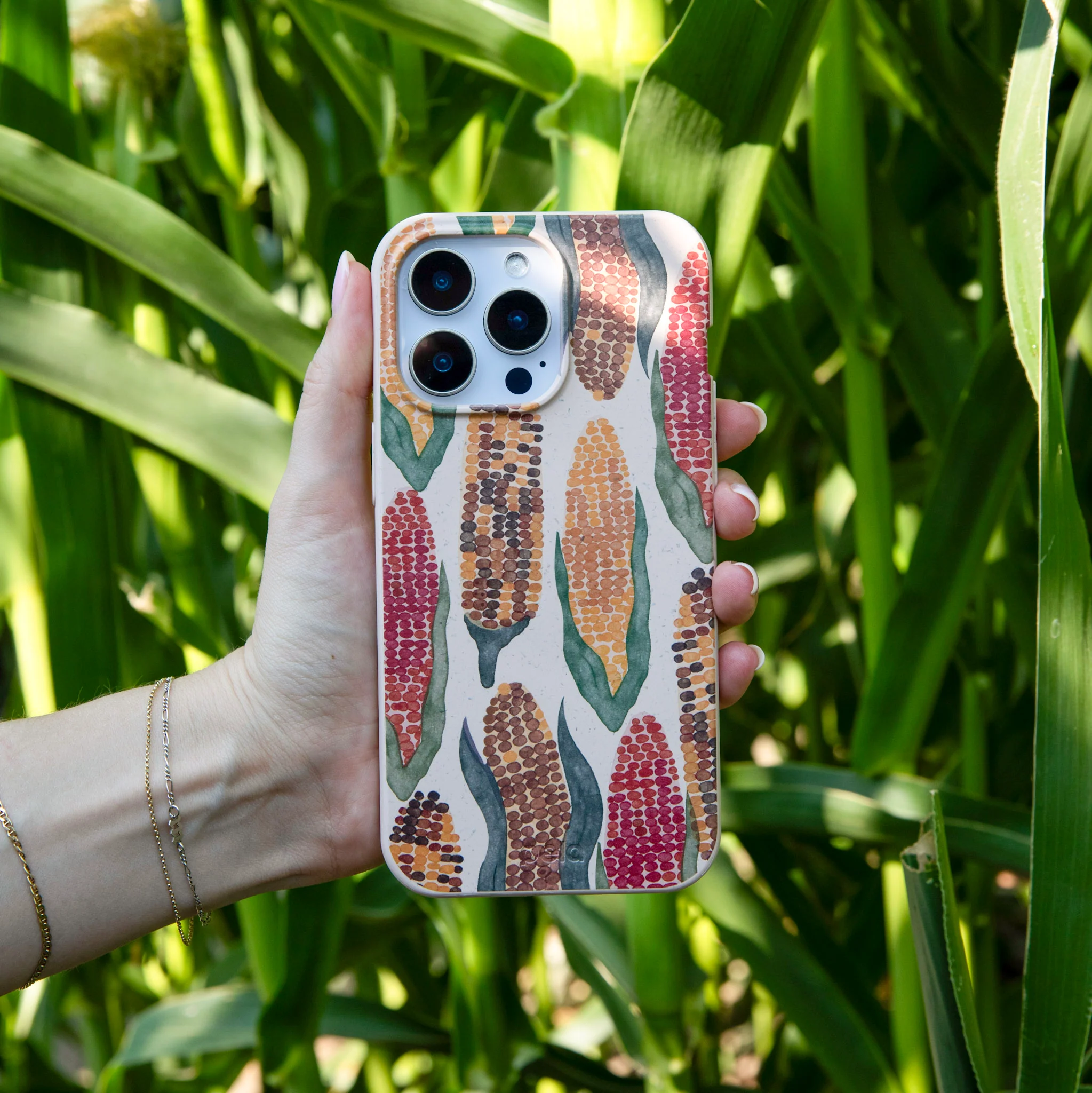 Seashell Cornfield iPhone 14 Case - Image 5
