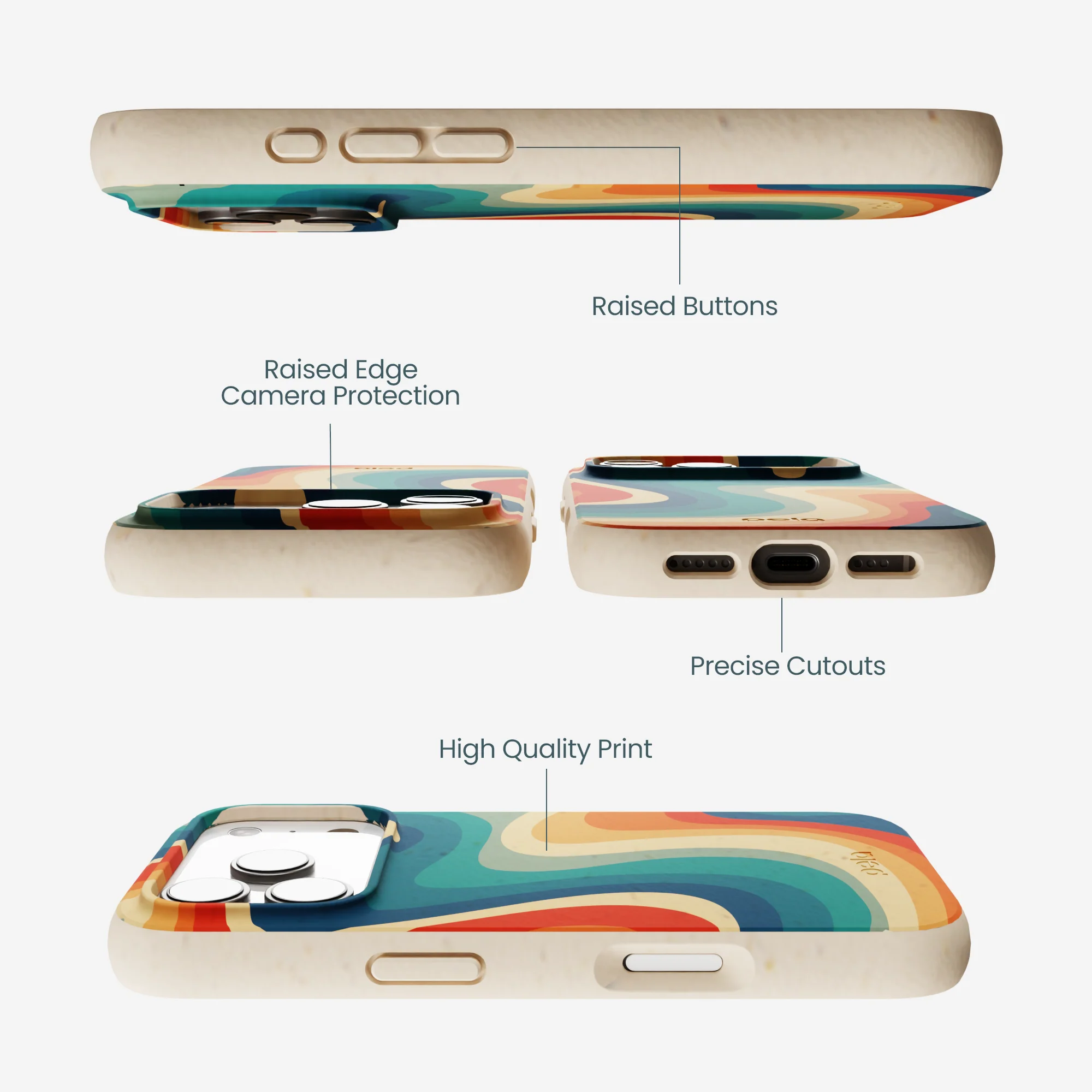 Seashell Disco iPhone 17 Pro Case - Image 2
