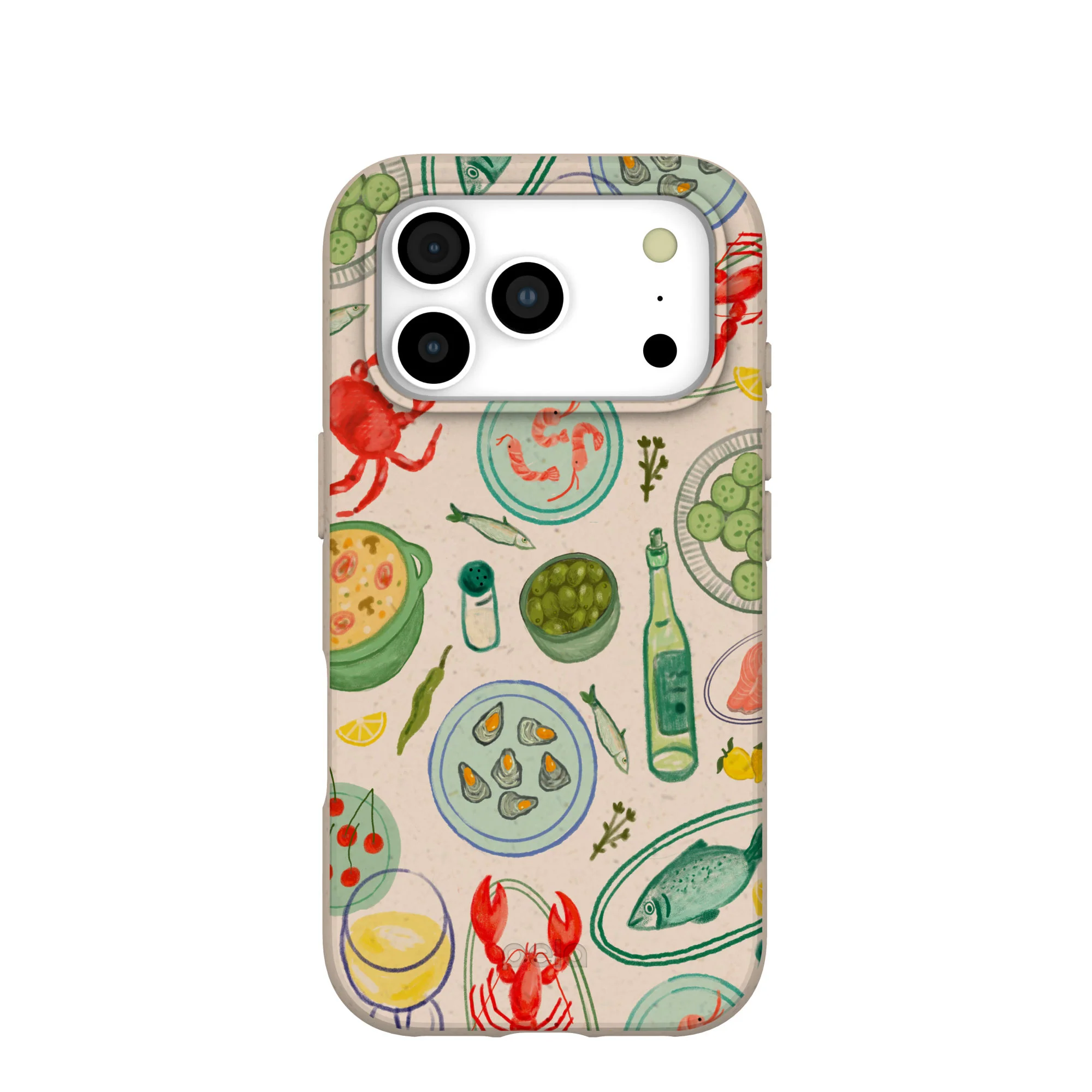 Seashell Dock and Dine iPhone 17 Pro Case
