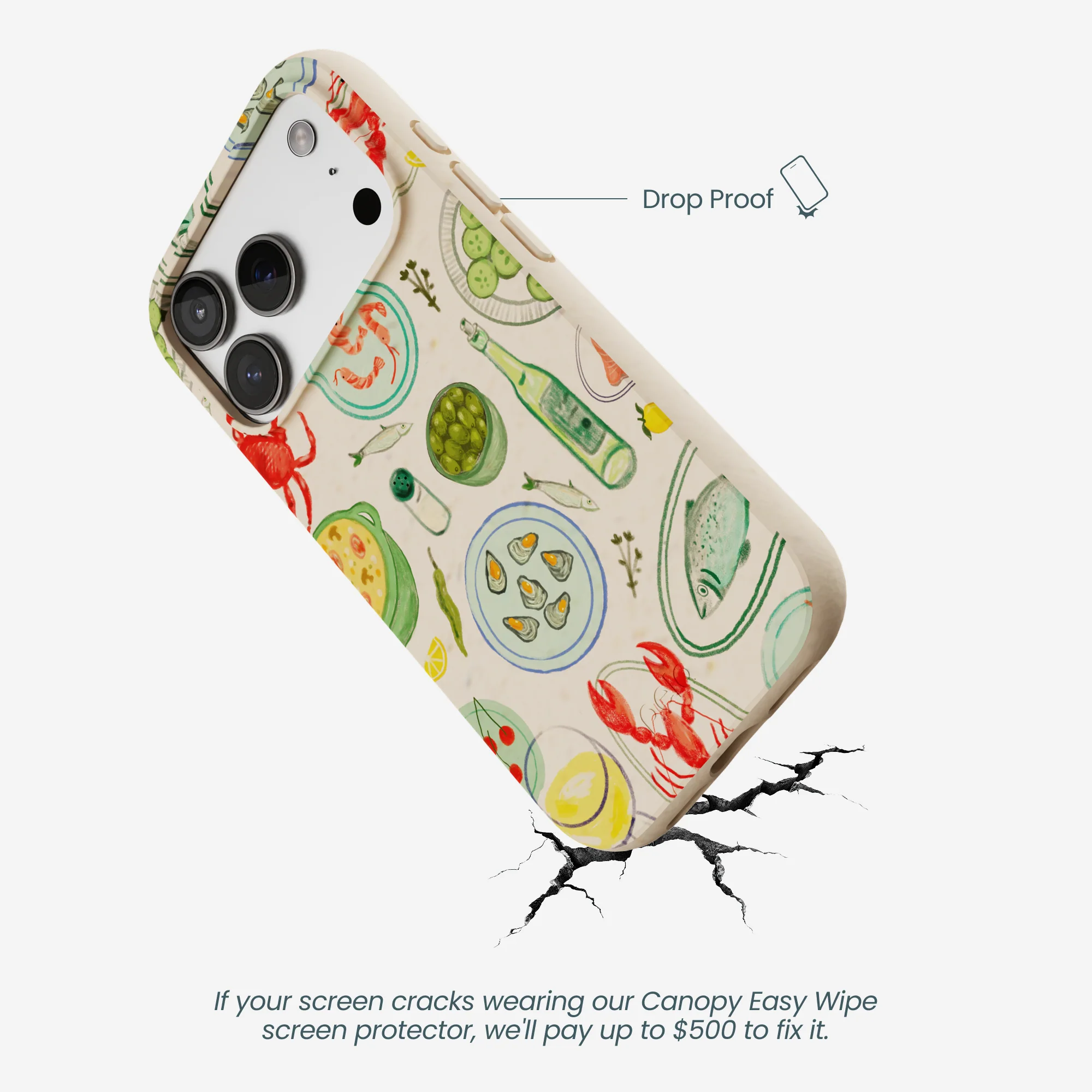 Seashell Dock and Dine iPhone 17 Pro Case - Image 5