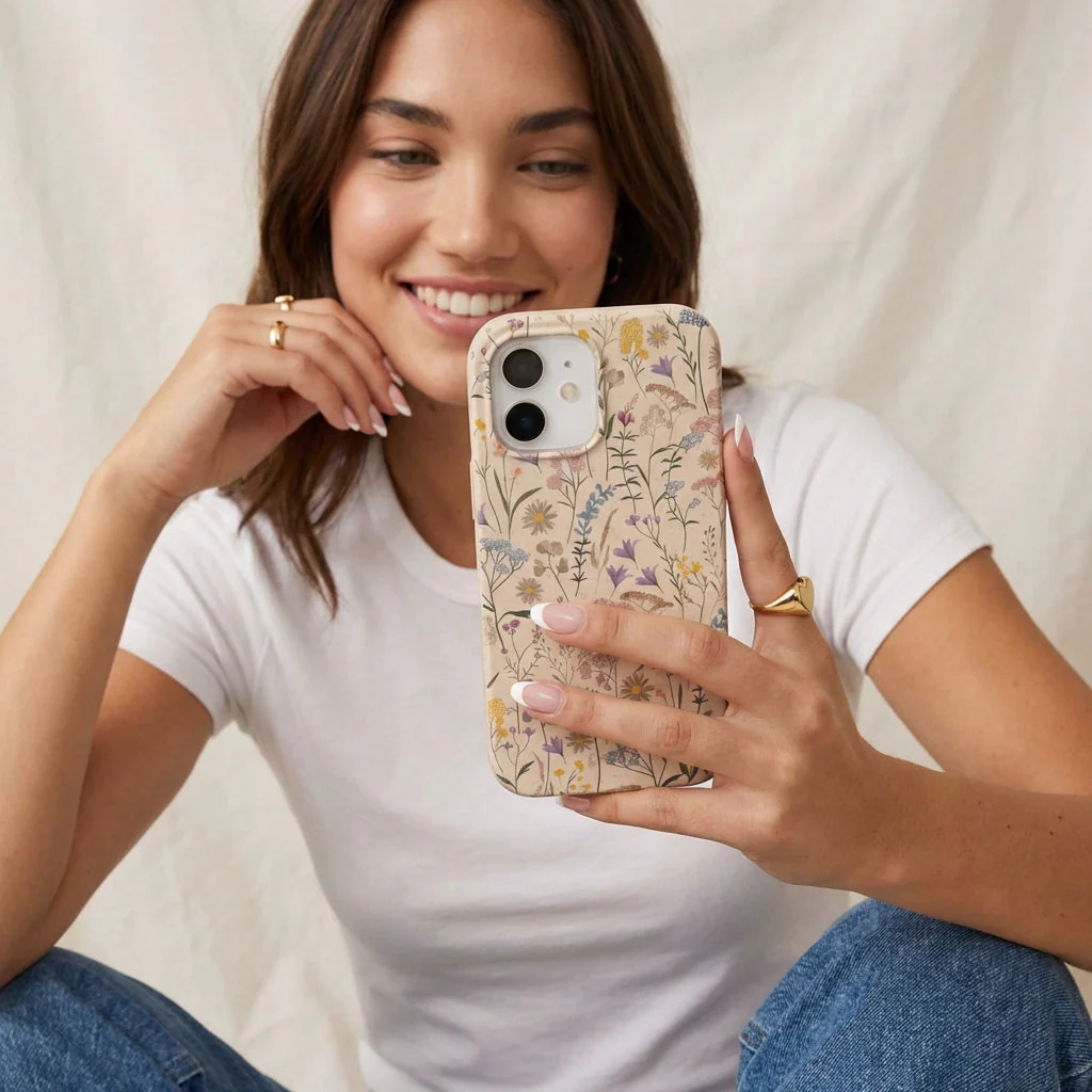 Seashell Dusty Petals iPhone 11 Pro Case - Image 2