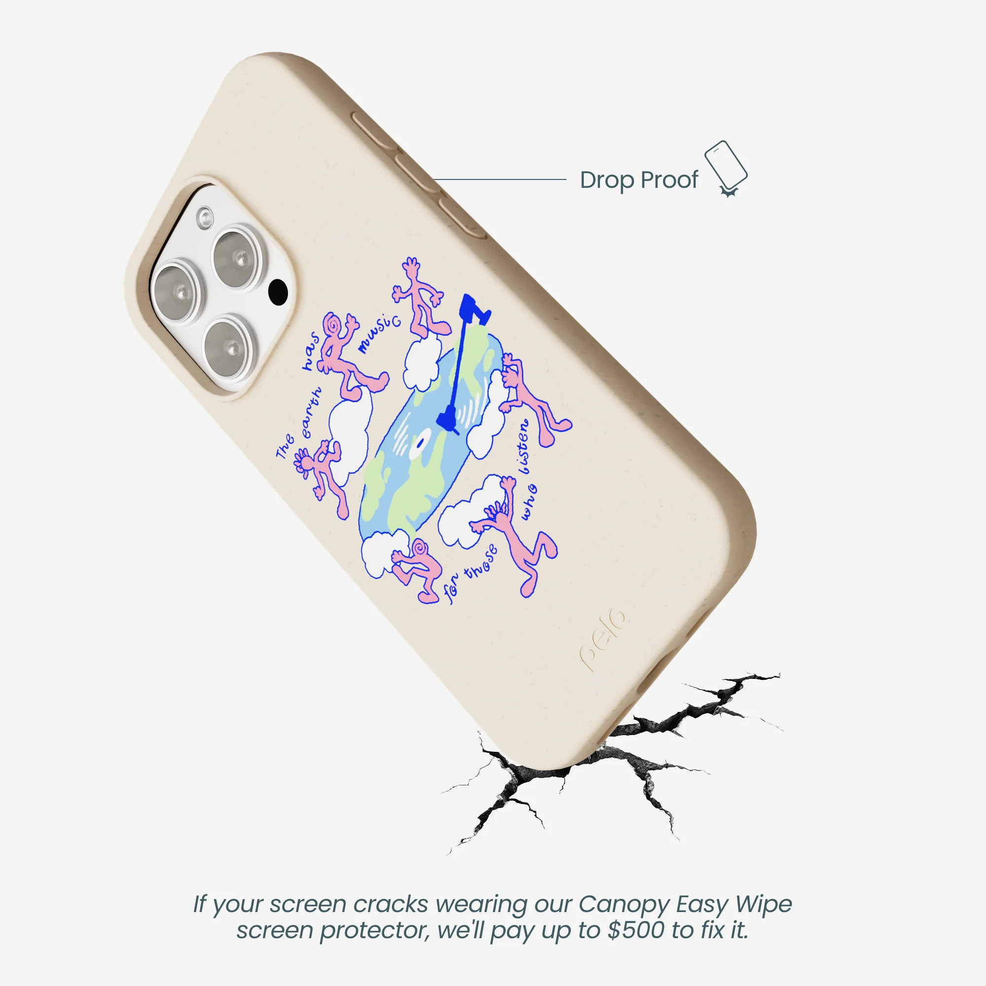 Seashell Earth Music iPhone 16 Pro Max Case - Image 5