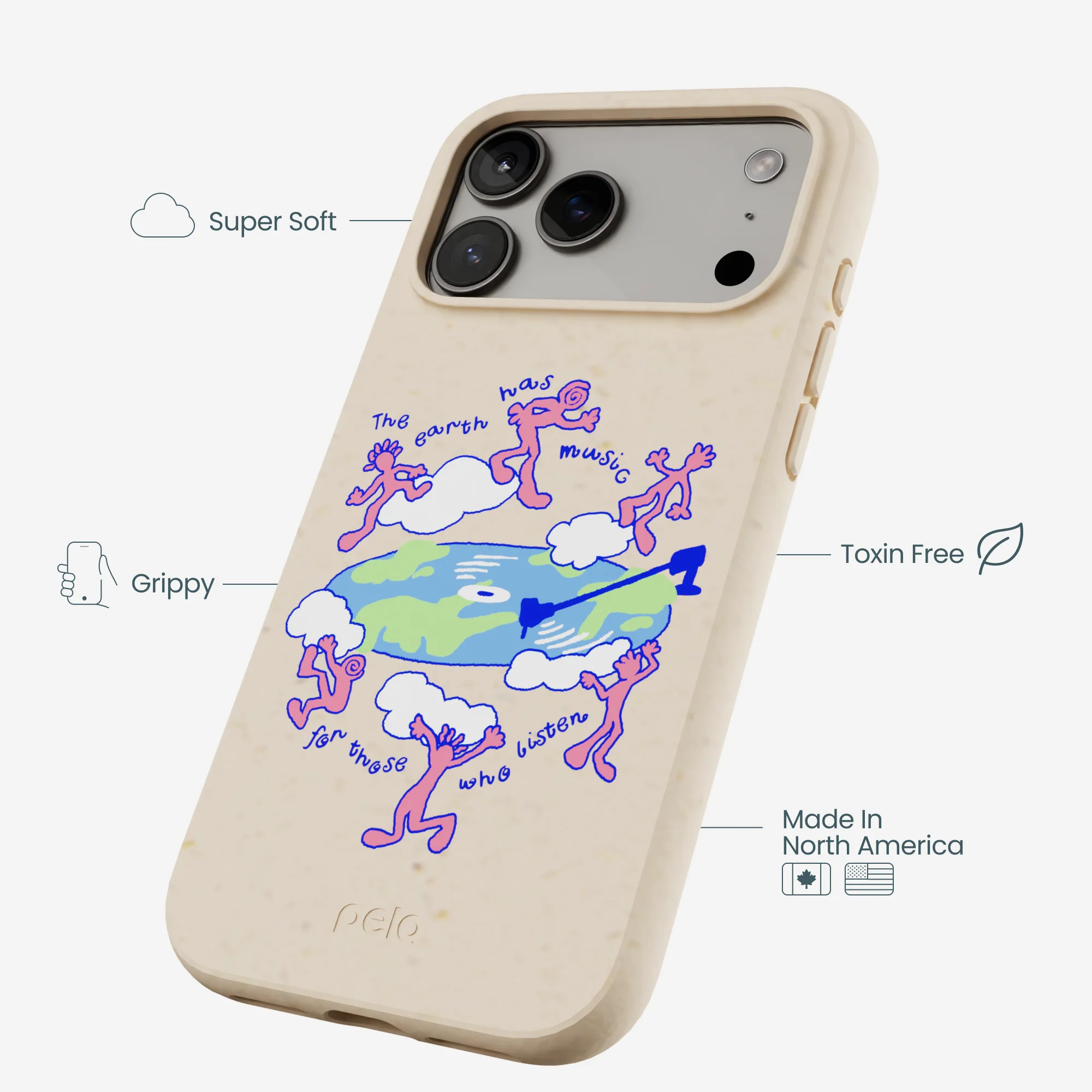Seashell Earth Music iPhone 17 Pro Max Case - Image 4
