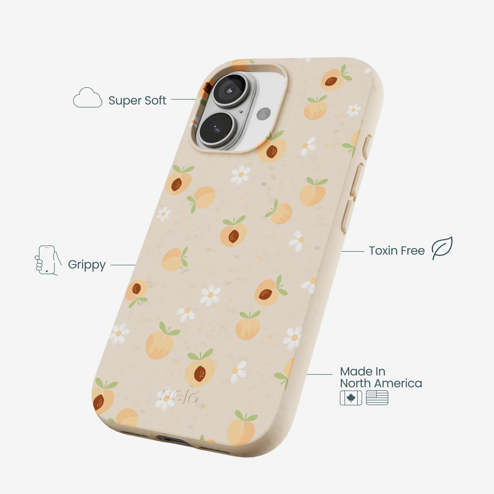 Seashell Feeling Peachy iPhone 17 Case - Image 3