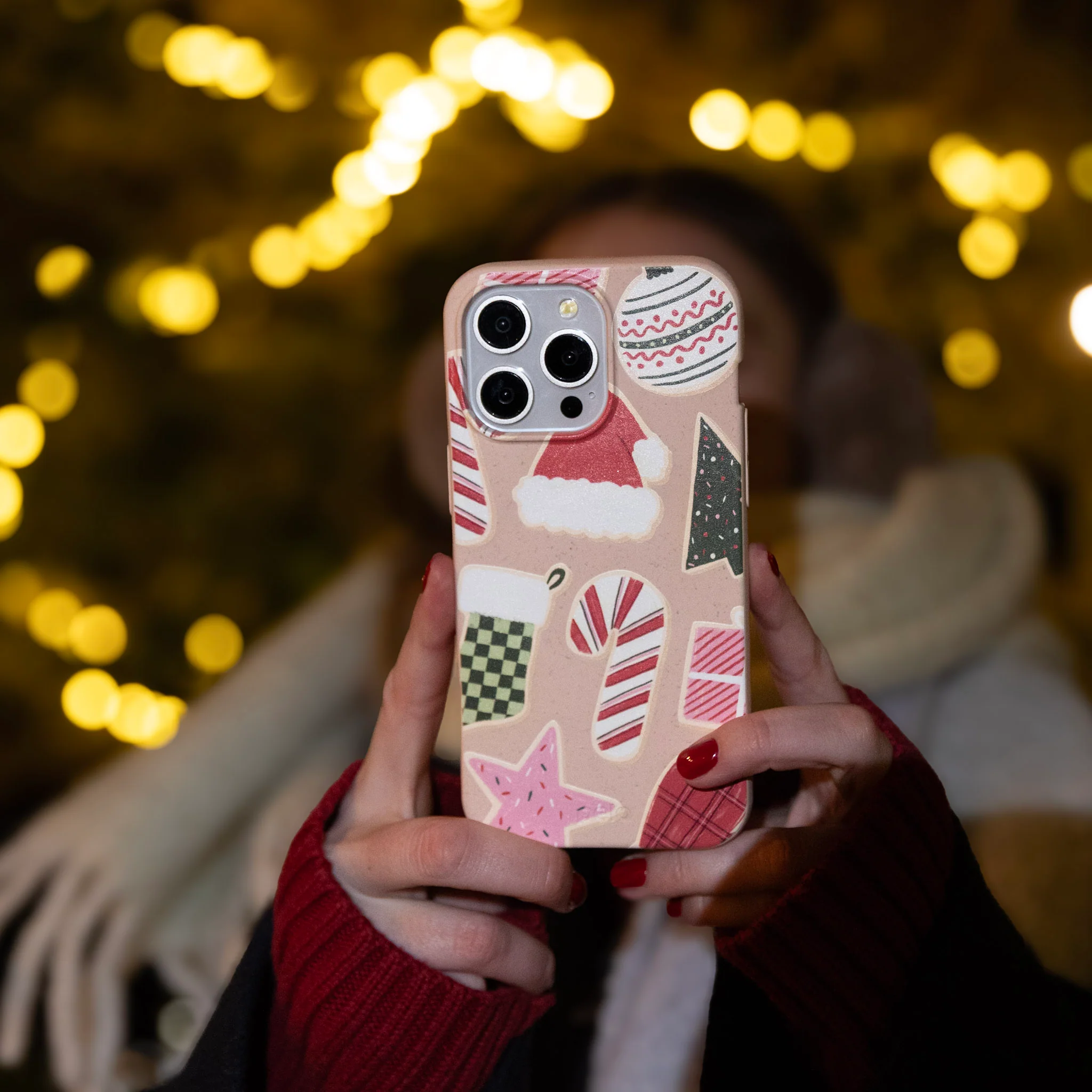 Seashell Festive Cookies iPhone 6/6s/7/8/SE Case - Image 5