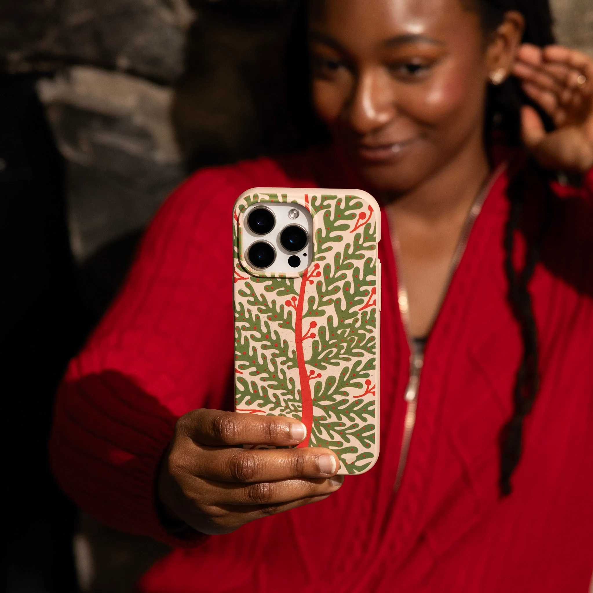 Seashell Festive Foliage iPhone 11 Case - Image 2