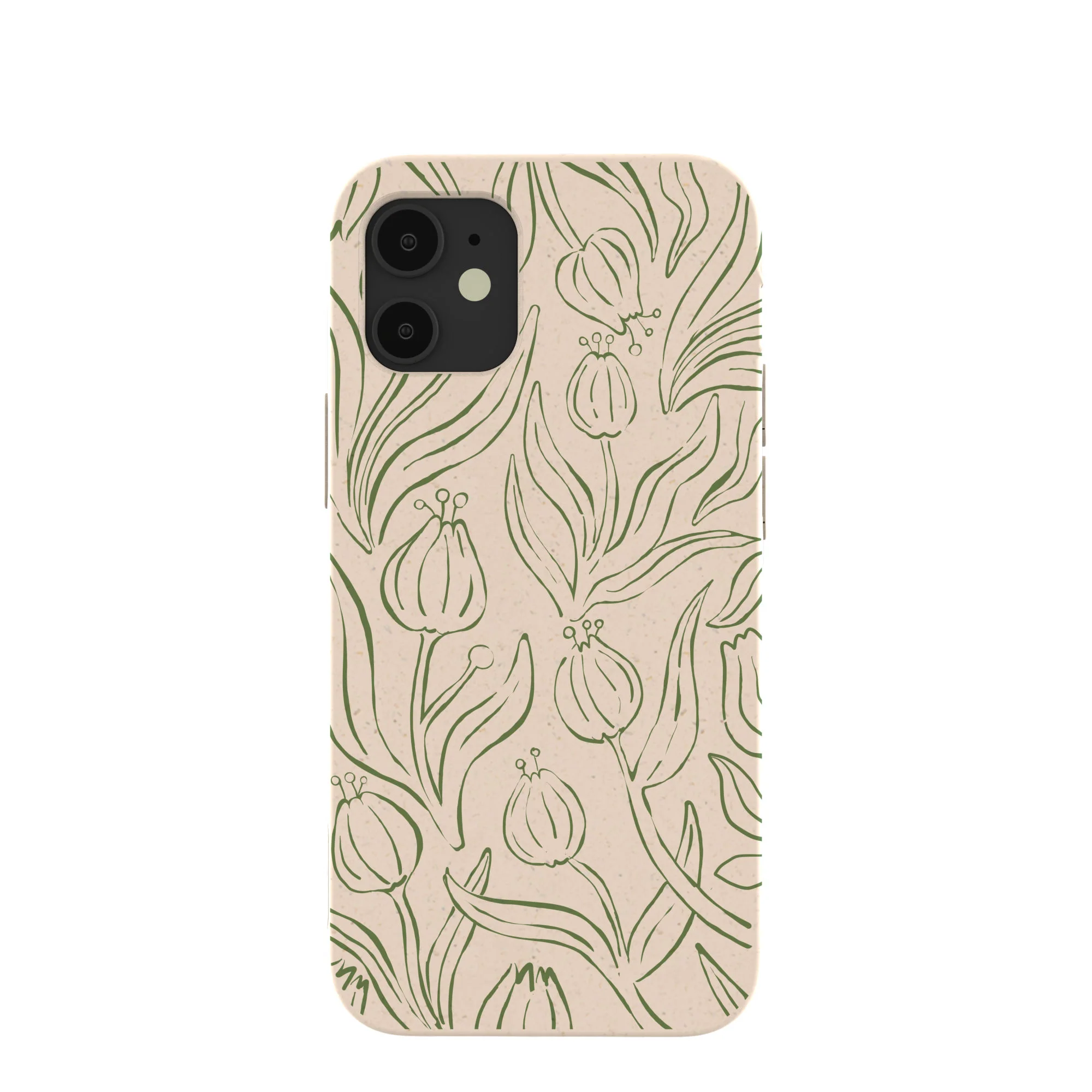 Seashell Floral Flow iPhone 12 Mini Case