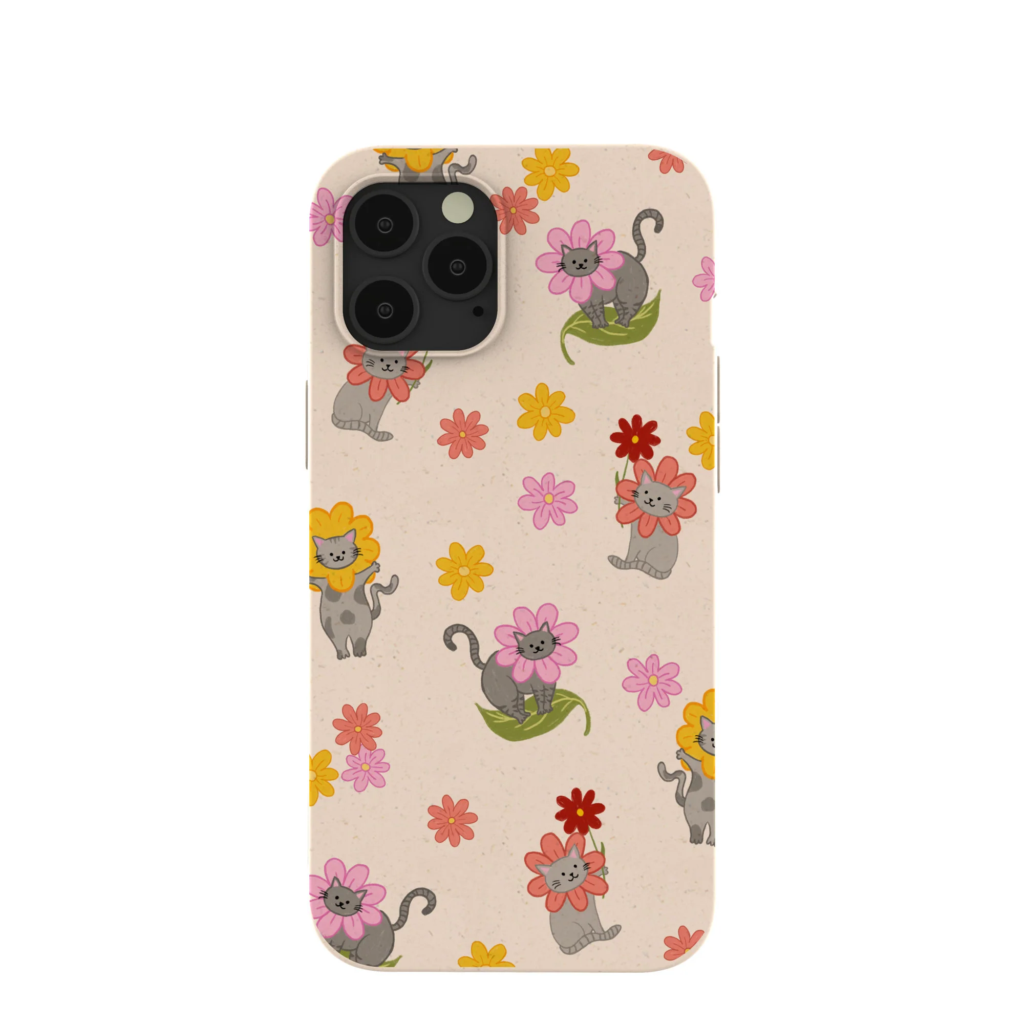 Seashell Flower Cats iPhone 12 Pro Max Case