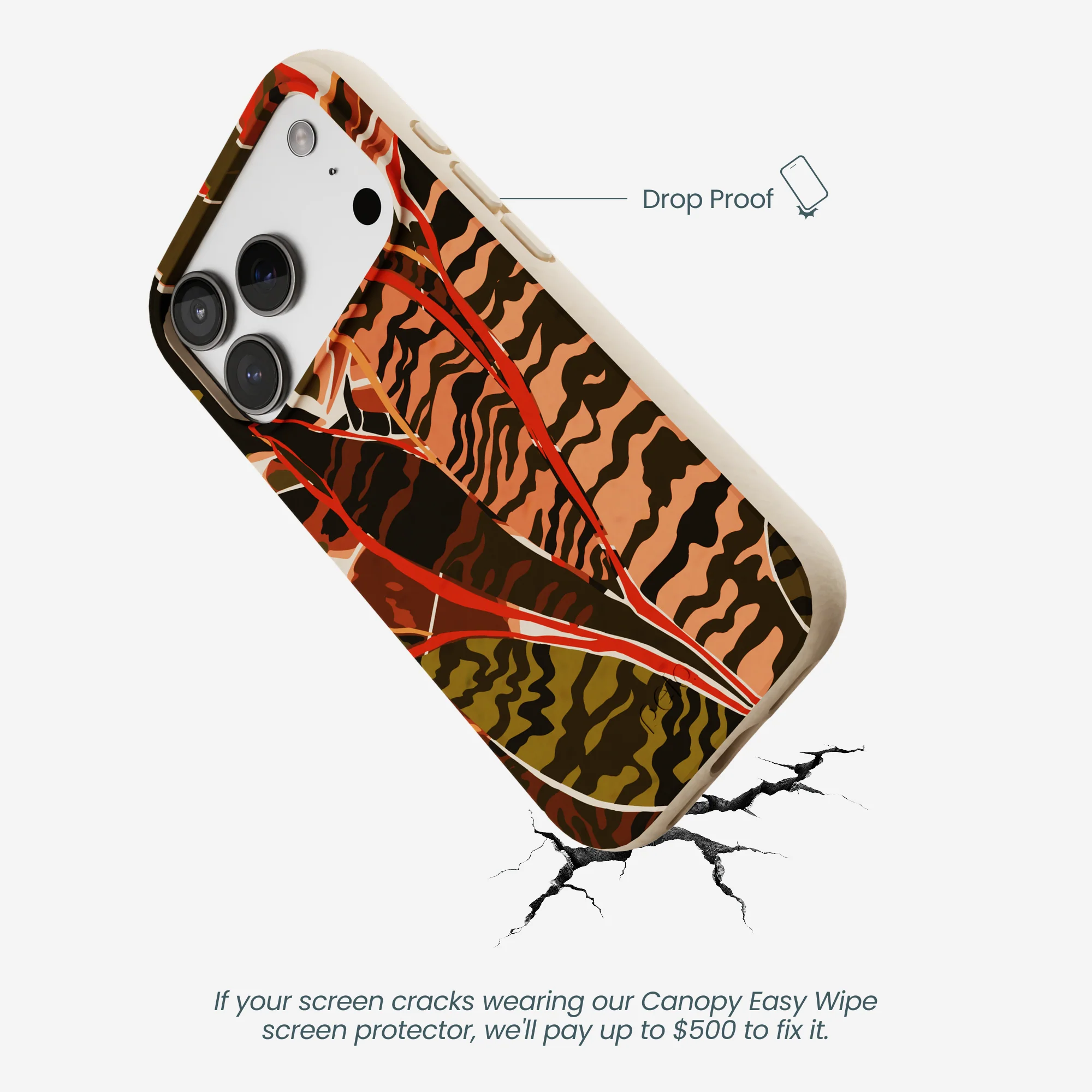 Seashell Foliage iPhone 17 Pro Case - Image 5