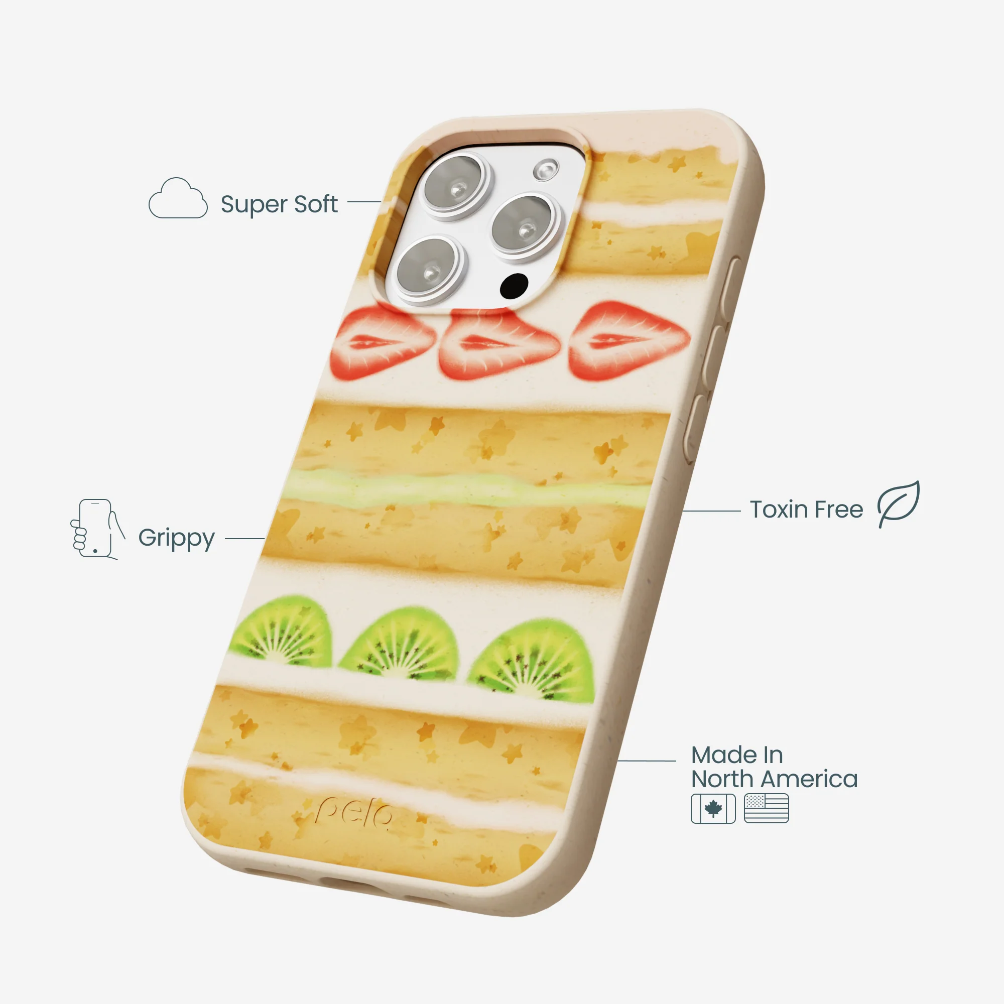 Seashell Fruit Cake iPhone 16 Pro Max Case - Image 4