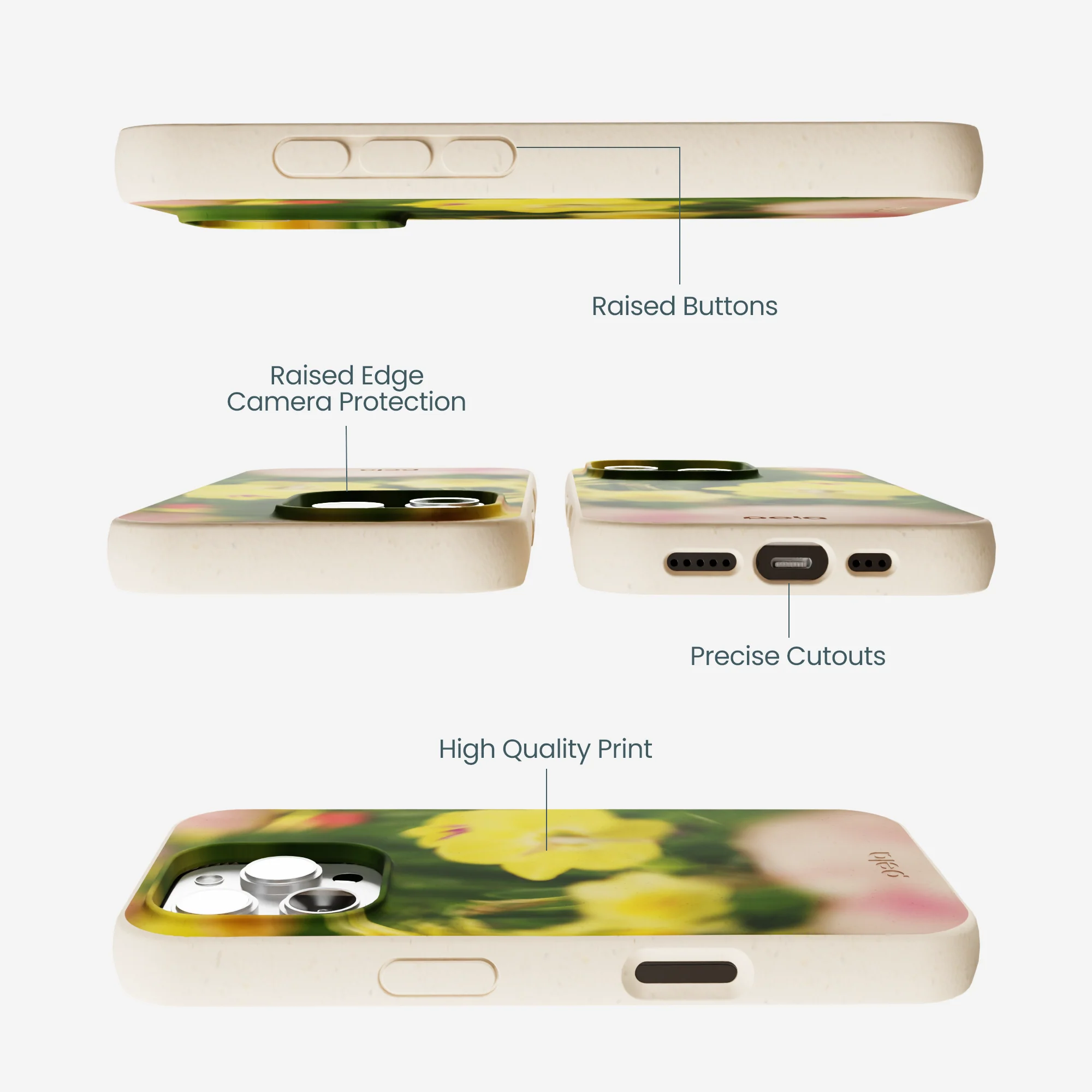 Seashell Full Bloom iPhone 16 Pro Max Case - Image 3