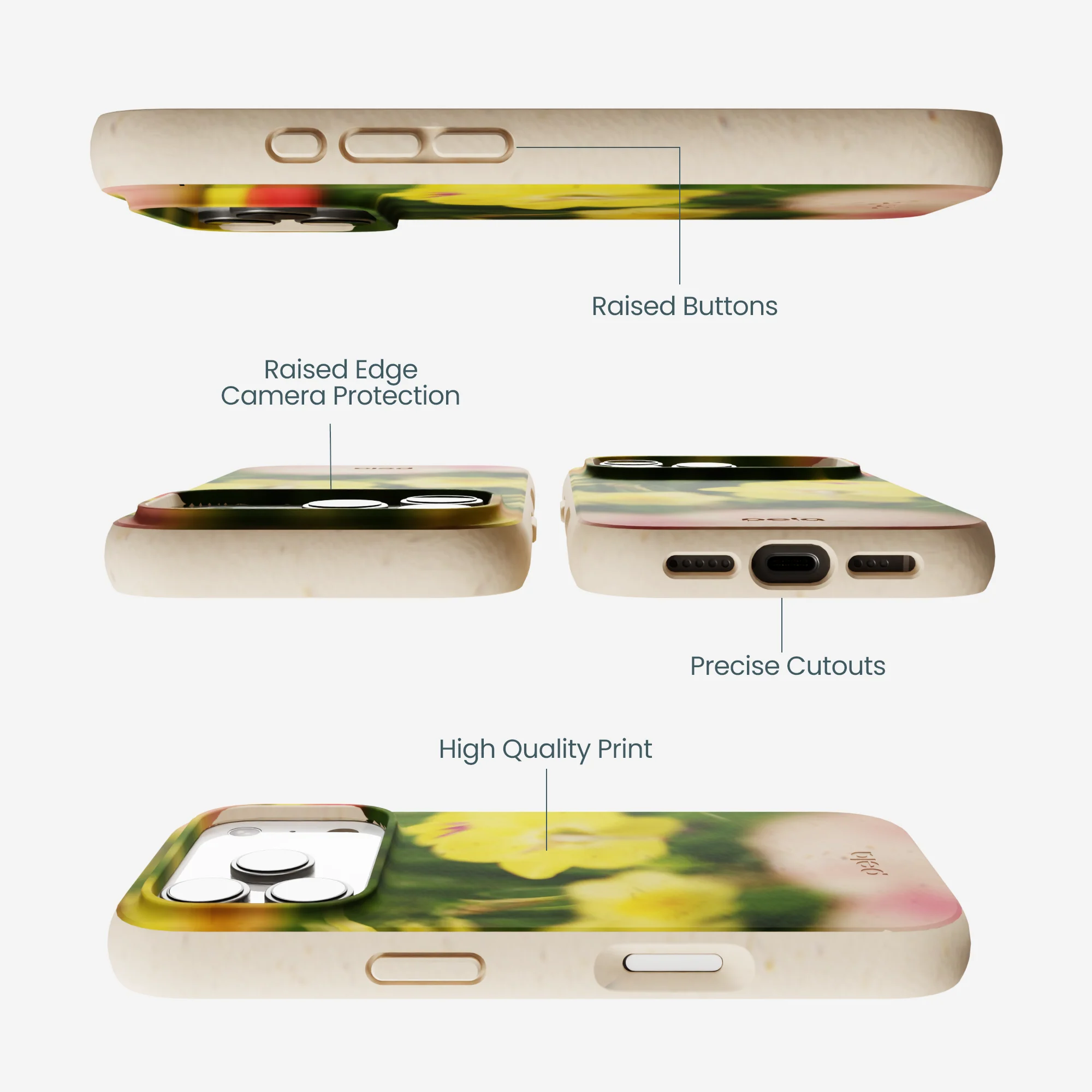 Seashell Full Bloom iPhone 17 Pro Case - Image 3