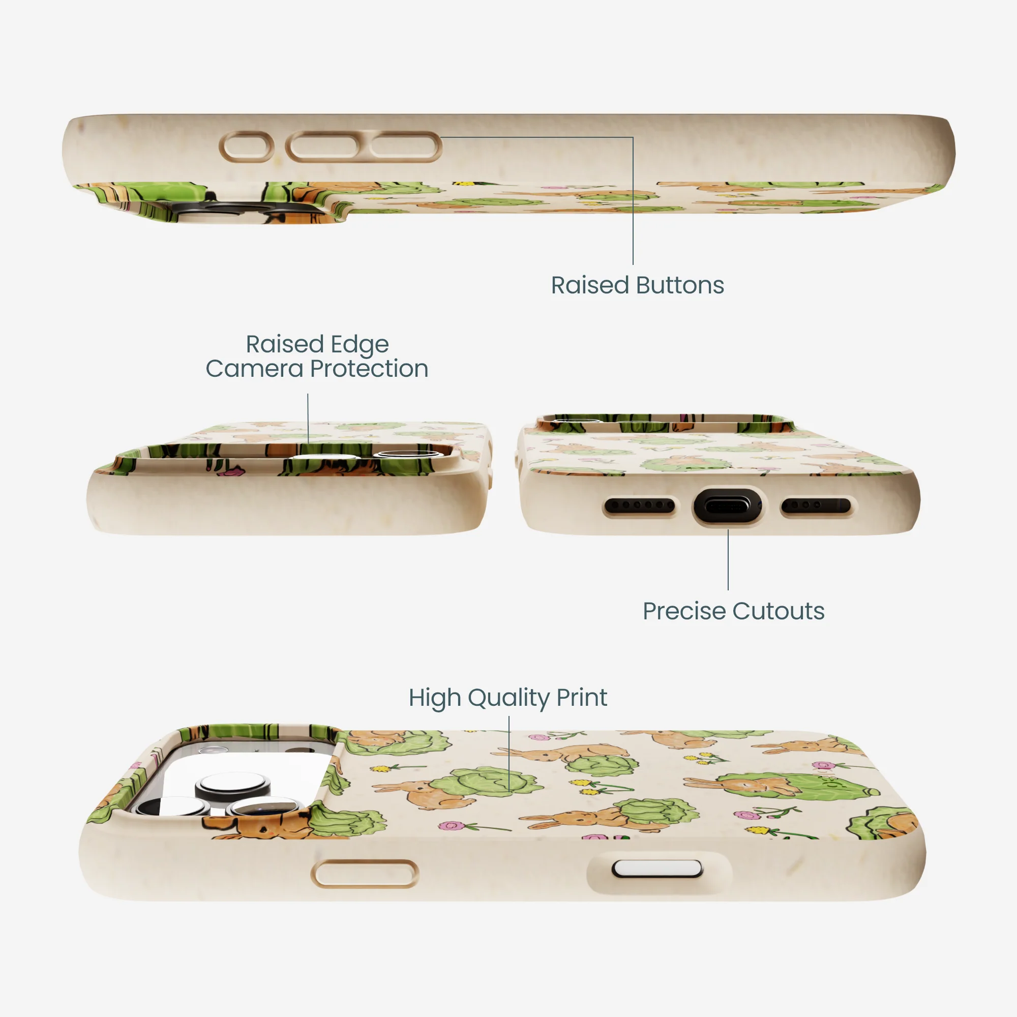 Seashell Garden Snack iPhone 17 Pro Max Case - Image 3