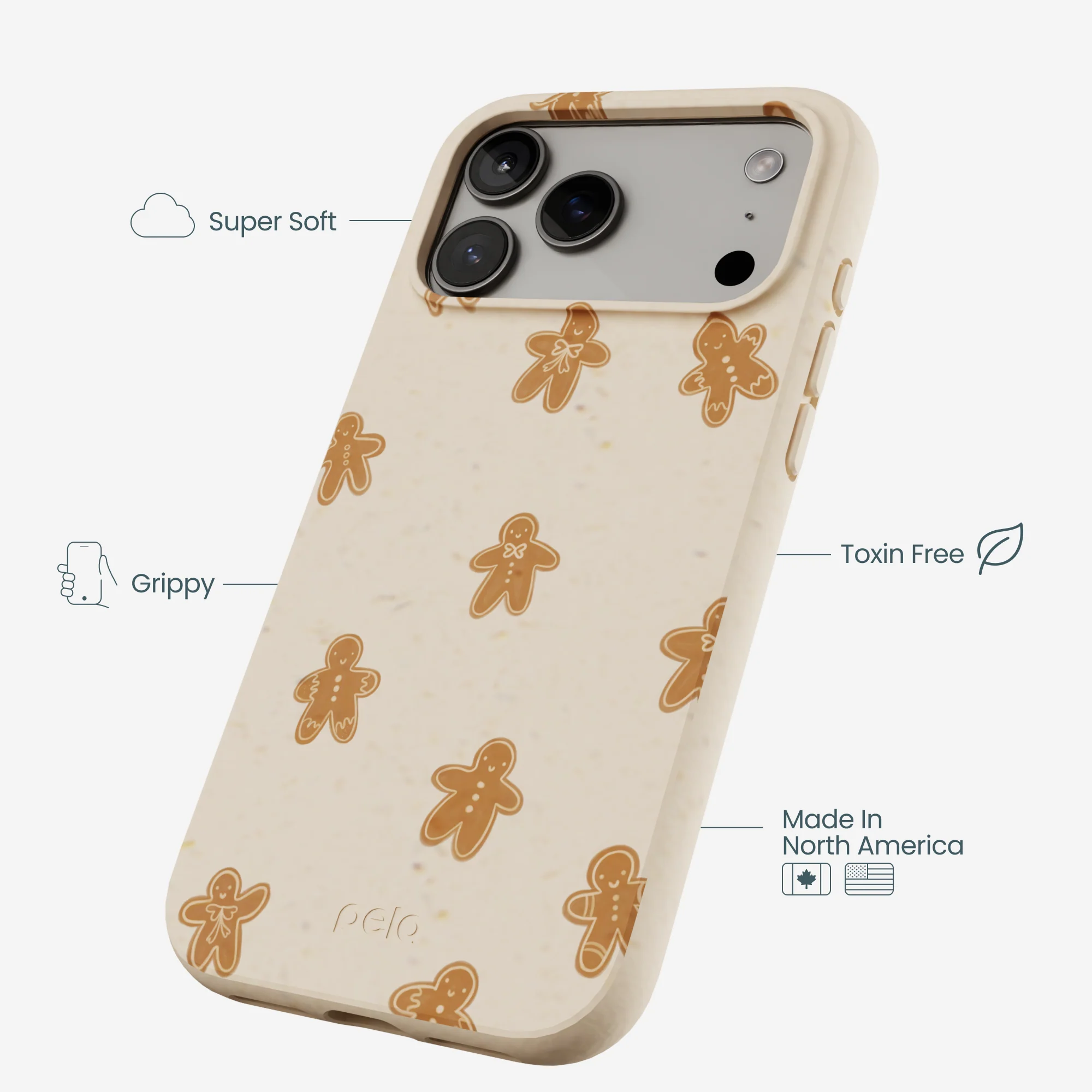 Seashell Gingerbread delight iPhone 17 Pro Max Case - Image 4