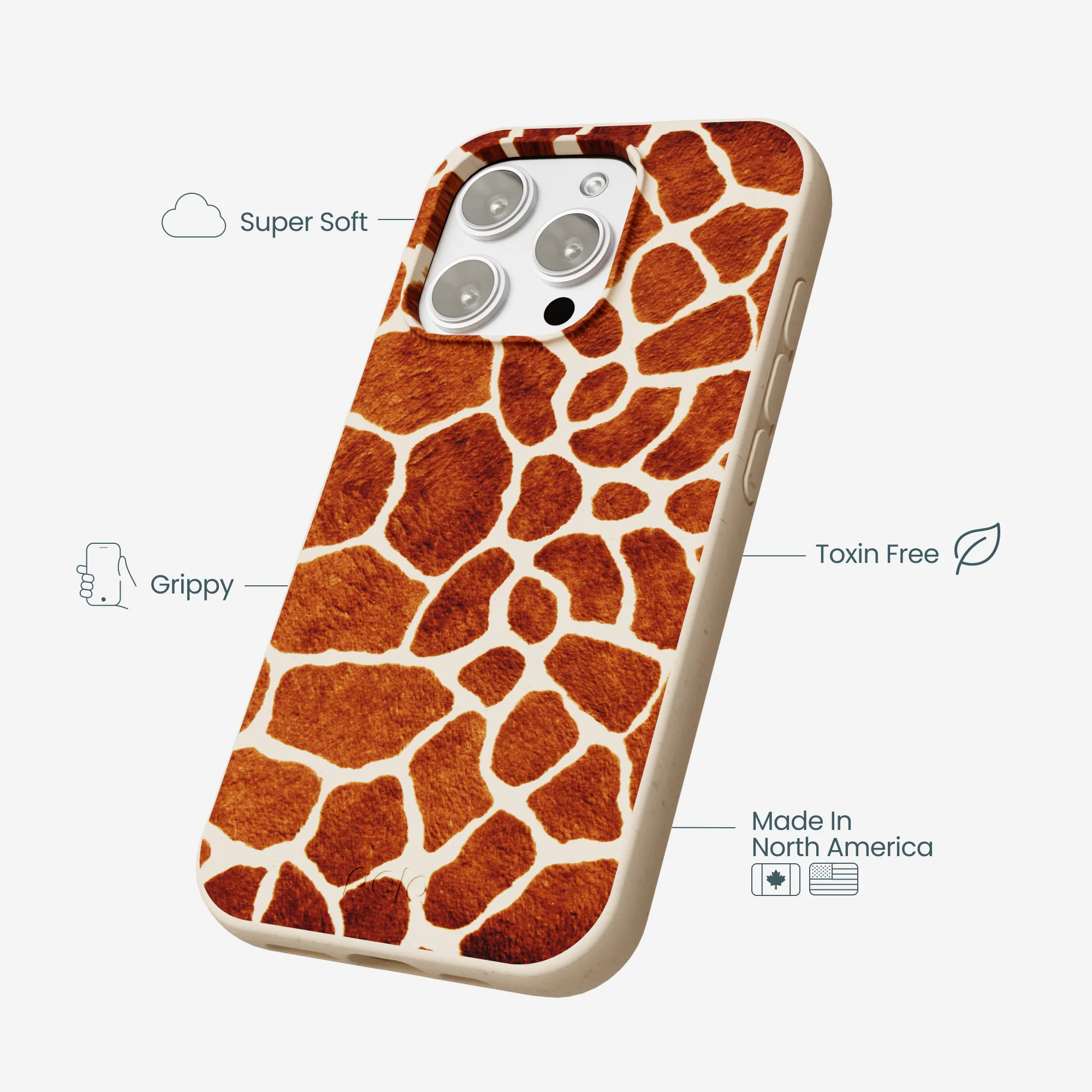 Seashell Giraffe iPhone 16 Pro Max Case - Image 4