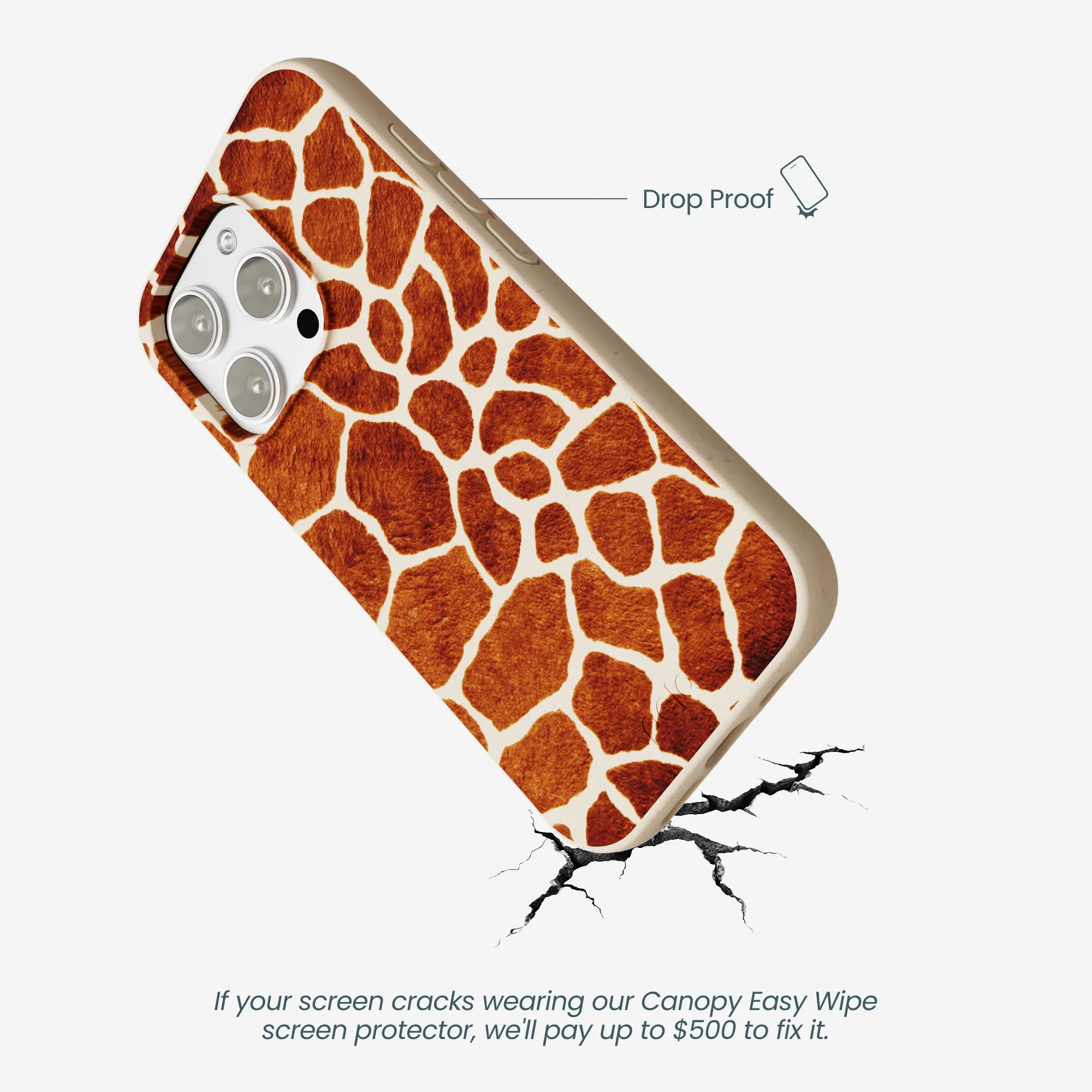 Seashell Giraffe iPhone 16 Pro Max Case - Image 5