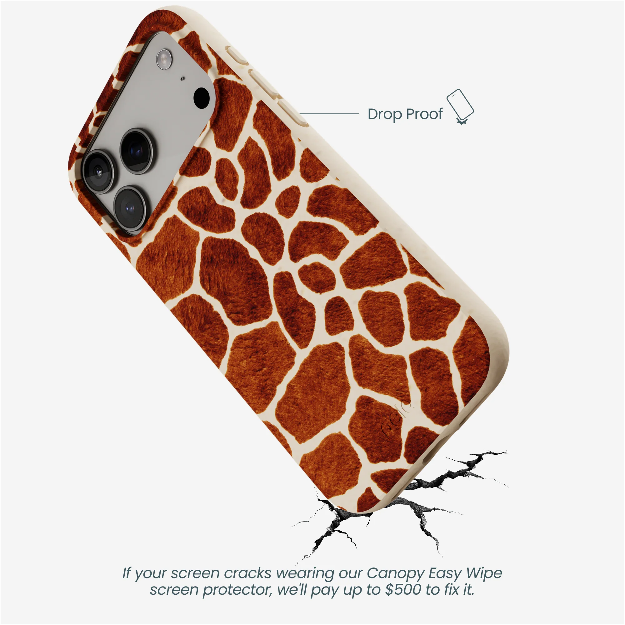 Seashell Giraffe iPhone 17 Pro Max Case - Image 5